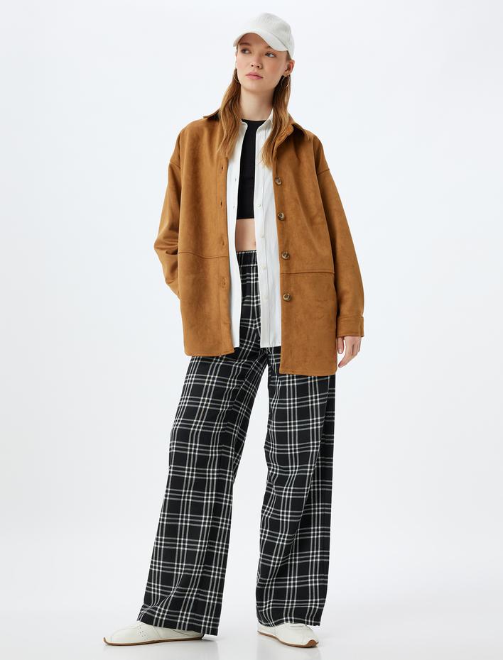  Pijama Pantolon Bol Paça Beli Lastikli Bol Kalıp