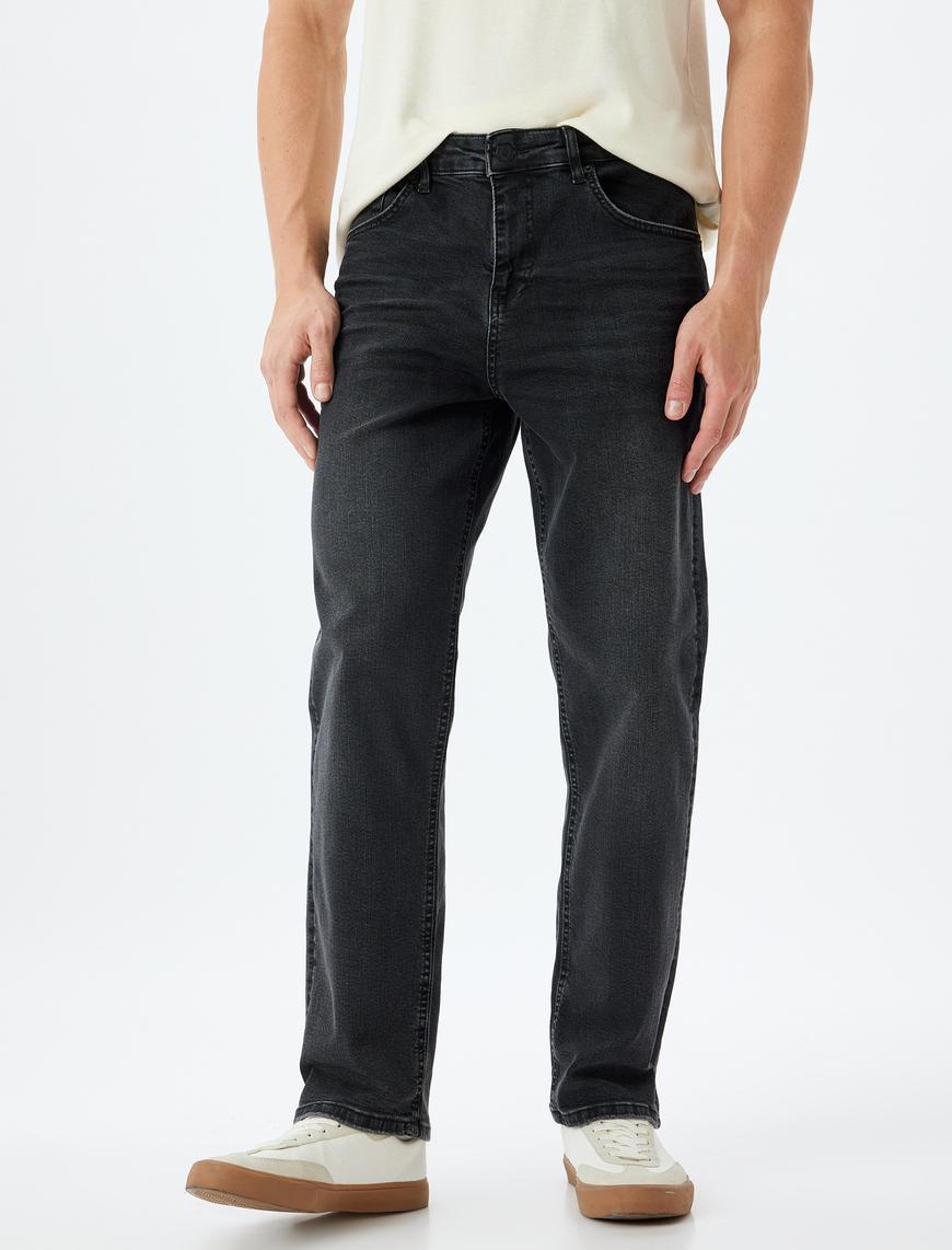   Straight Fit Kot Pantolon - Mark Jean