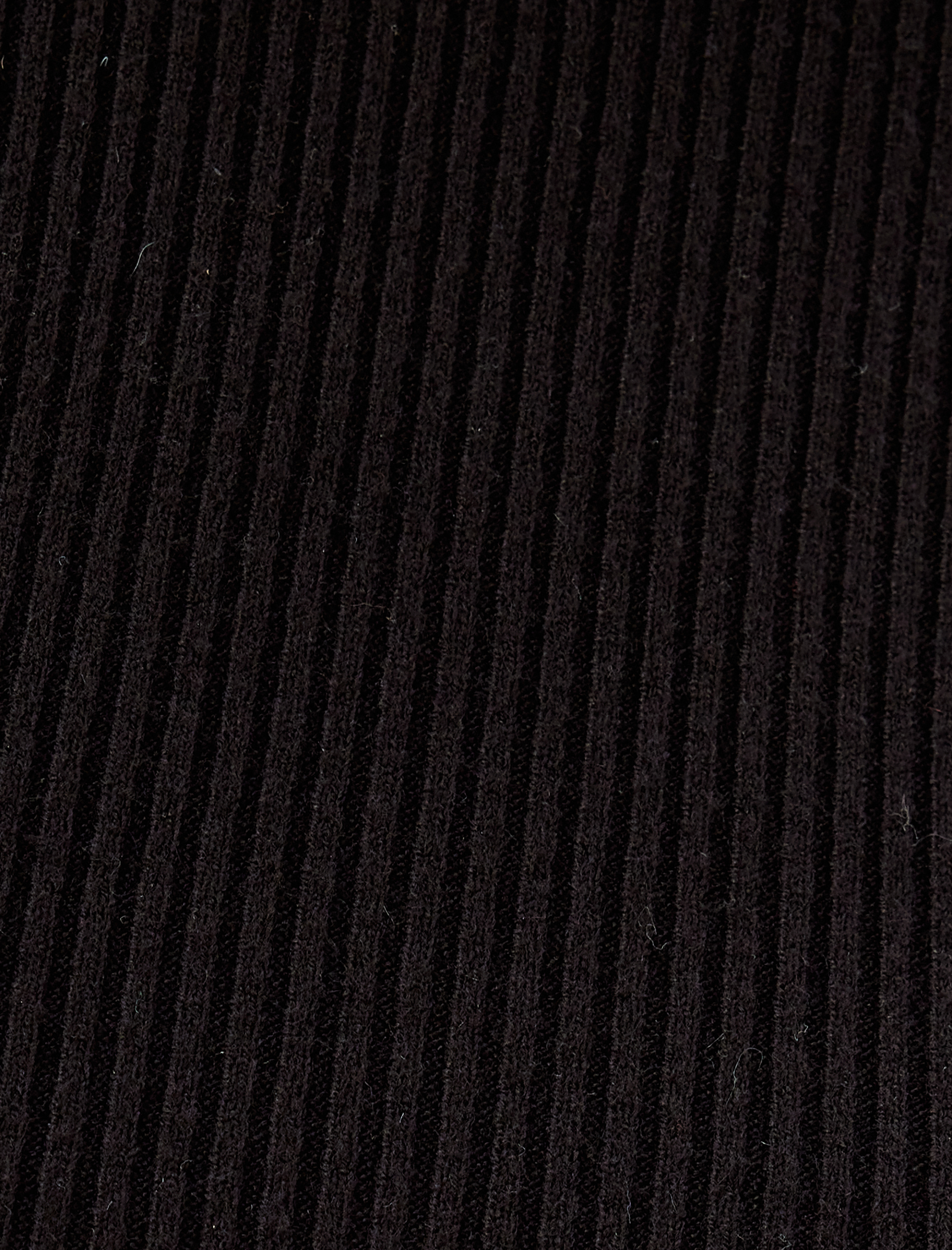   Uzun Kollu Slim Fit Boğazlı Triko Crop Kazak