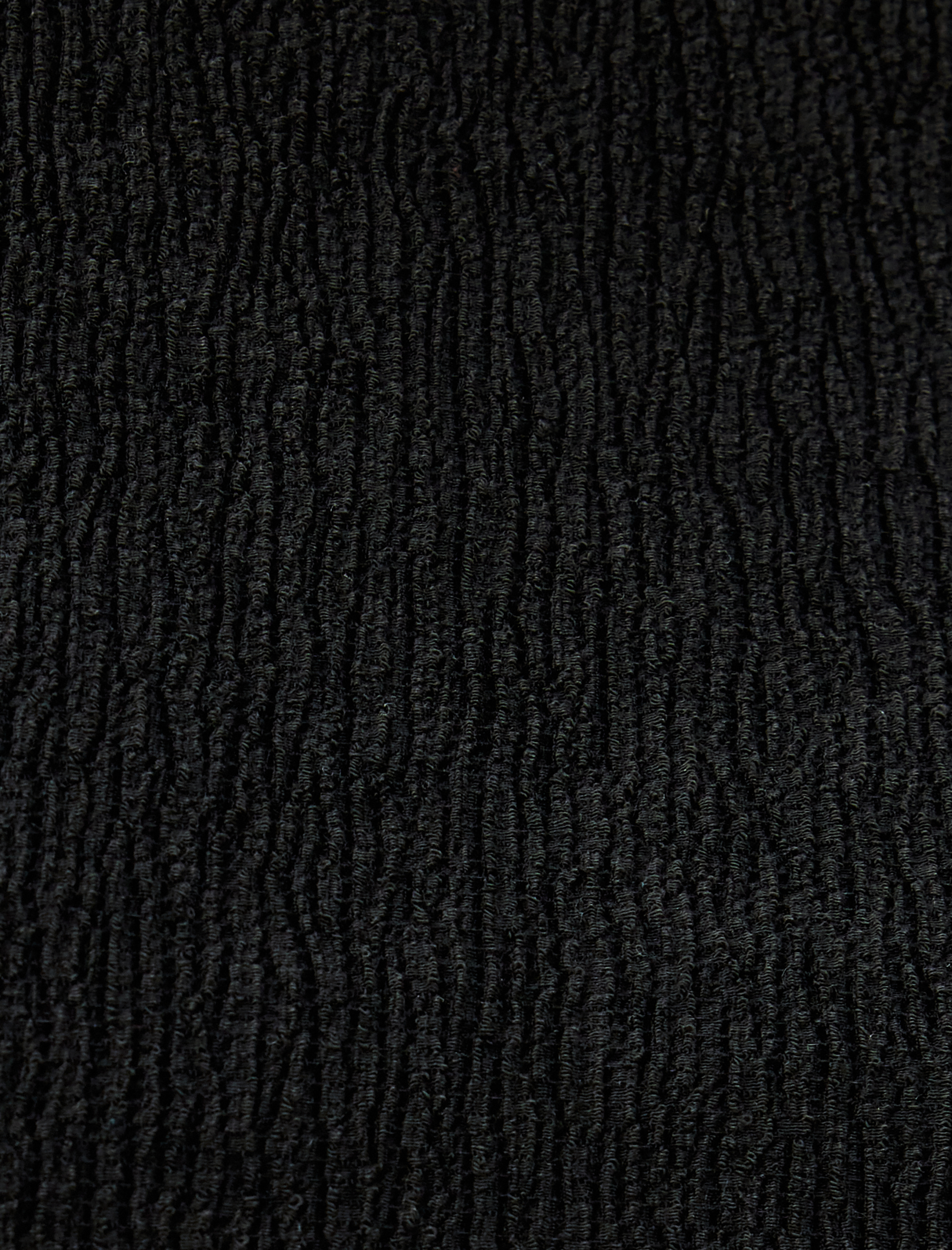   Slim Fit Dokulu Dik Yaka Kolsuz Tişört