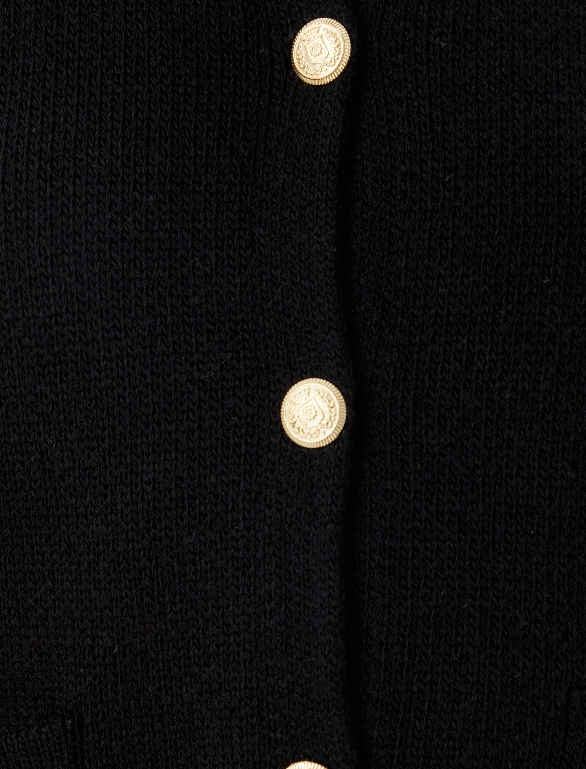 Triko Hırka Bisiklet Yaka Cep Detaylı Düğmeli