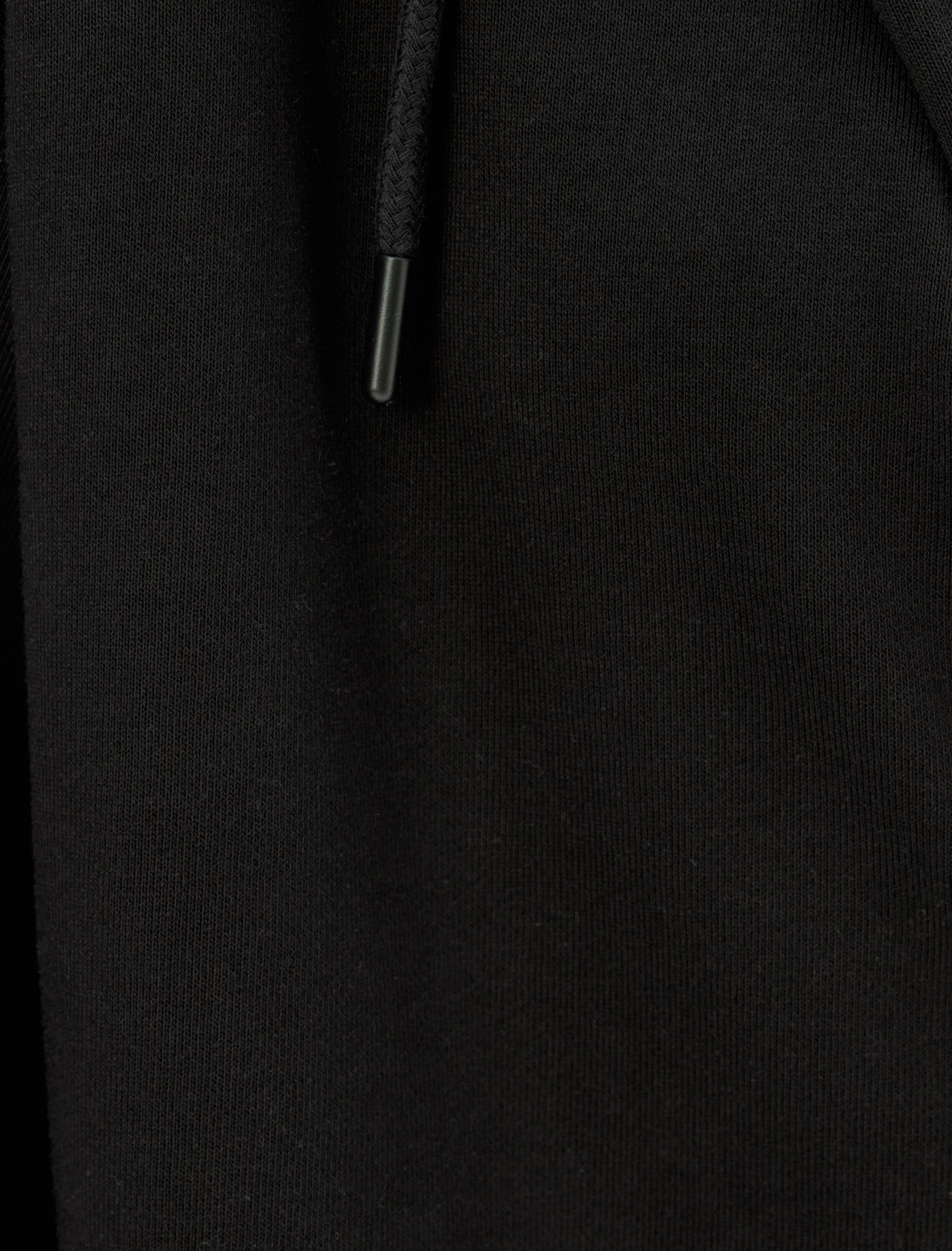 Uzun Kollu Üç İplik Pamuklu Fermuarlı Kapşonlu Sweatshirt