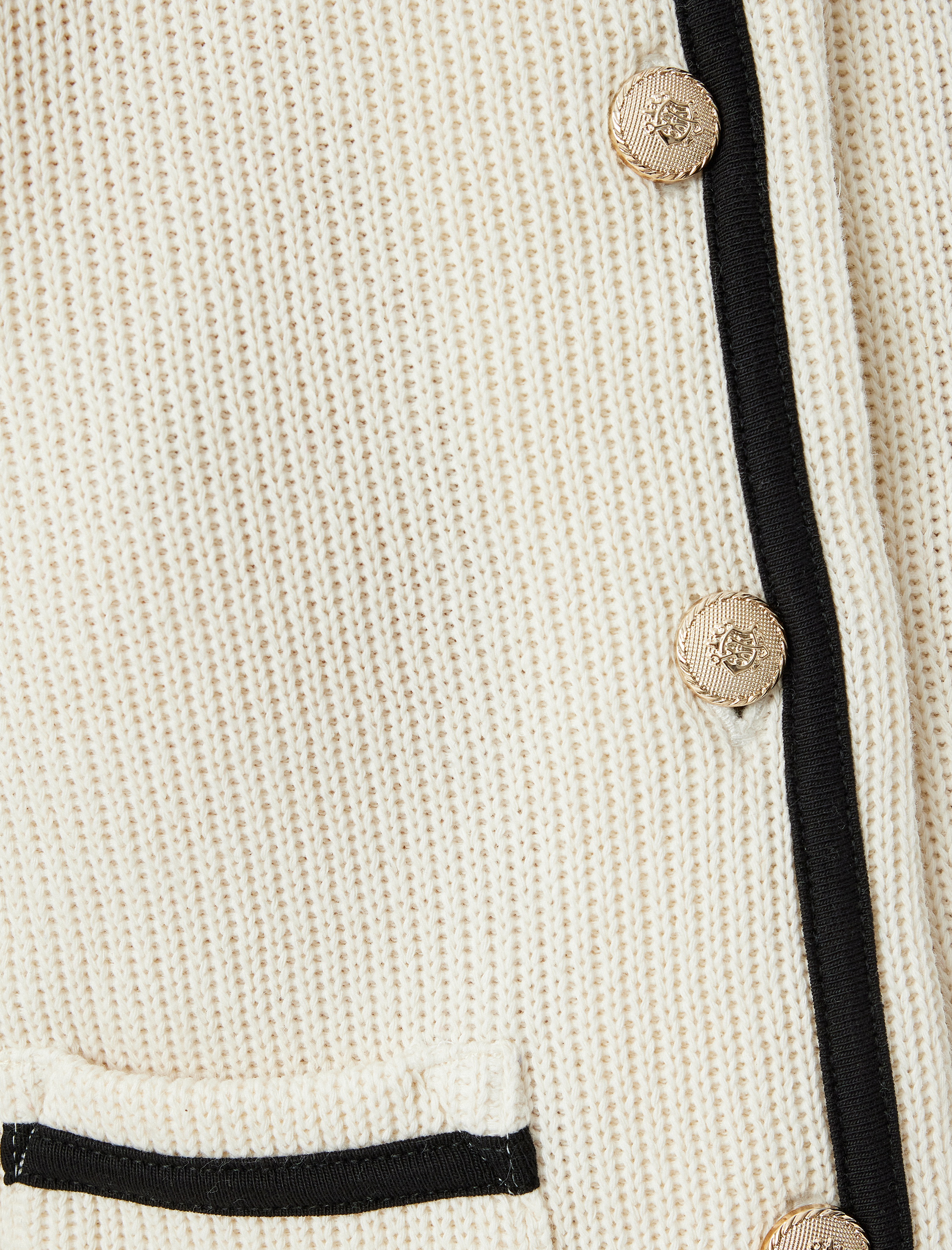   Bisiklet Yaka Hırka Biyeli Düğmeli Cep Detaylı Slim Fit