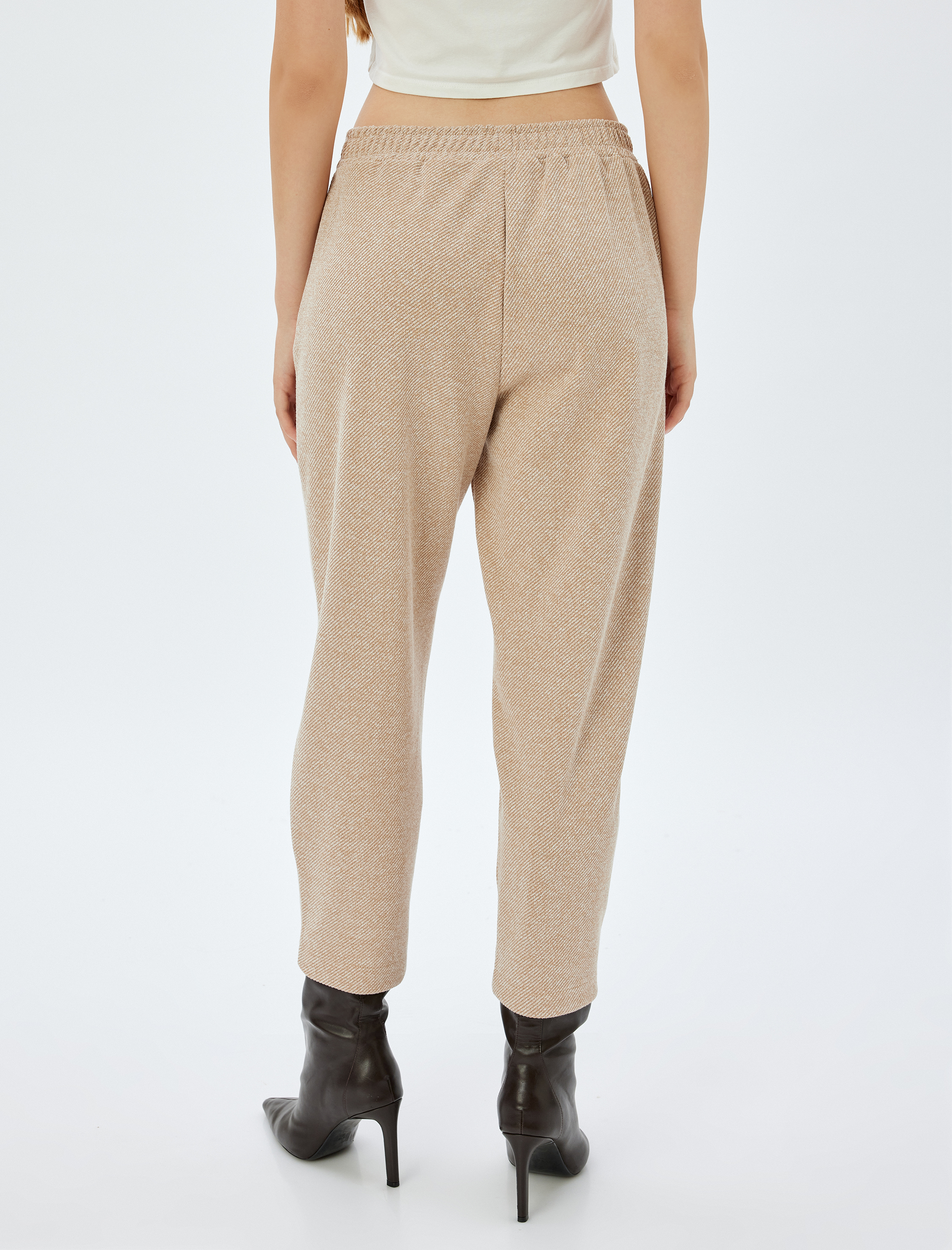   Pantolon Nervür Detaylı Cepli  Kısa Paça