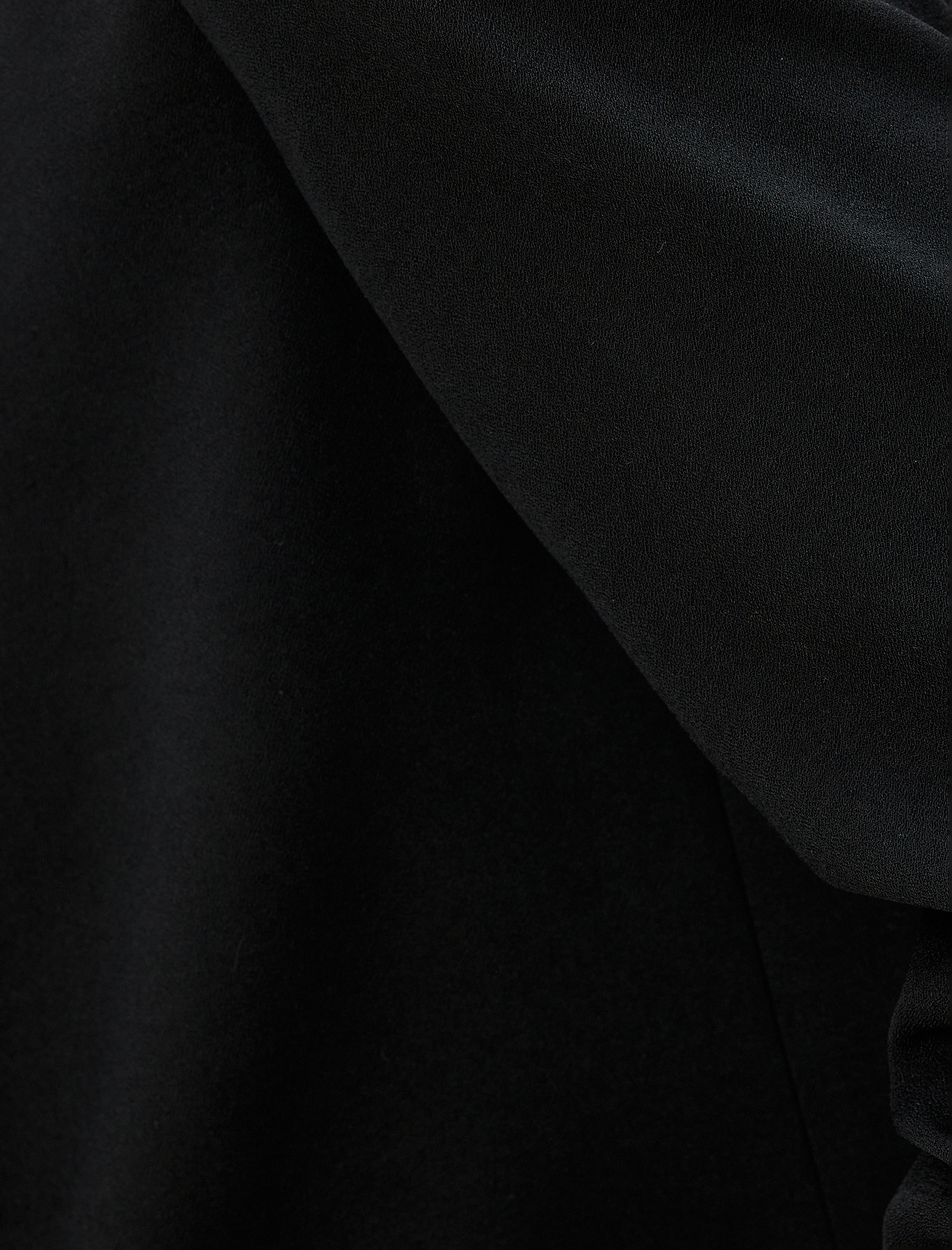   Blazer Ceket Şal Yaka 3/4 Kol Kapaklı Cep Detaylı Krep Kumaş