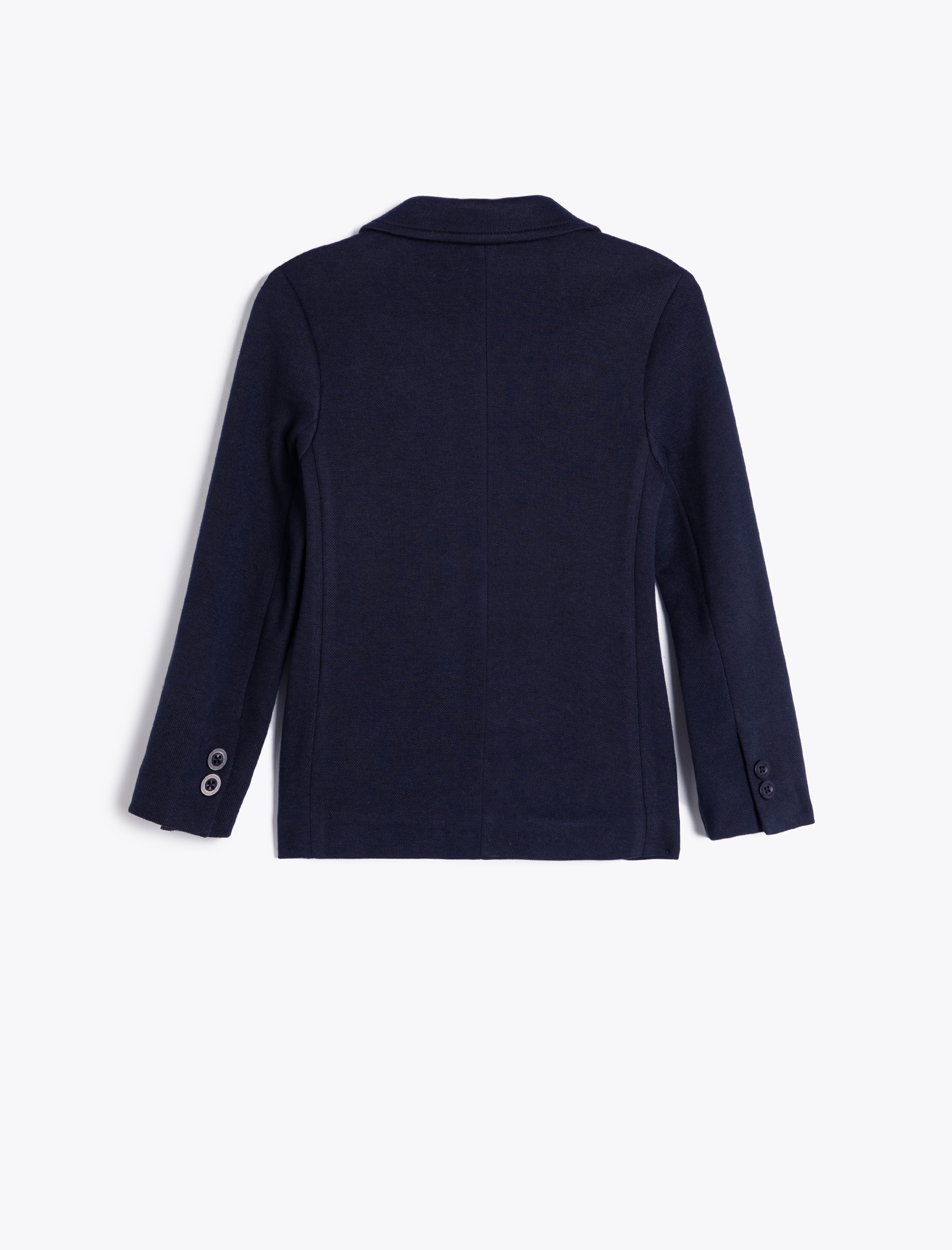 Erkek Çocuk Oversize Okul Ceketi Kruvaze Yaka Uzun Kollu