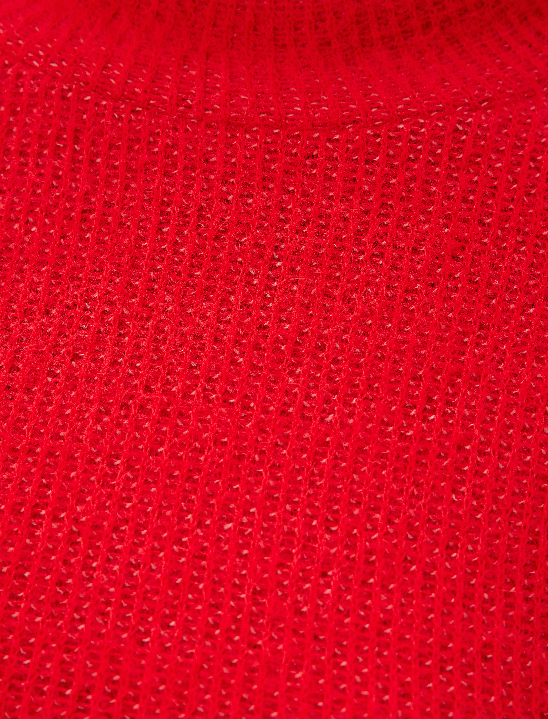 Crop Triko Kazak Uzun Kollu Yuvarlak Hafif Dik Yaka Slim Fit