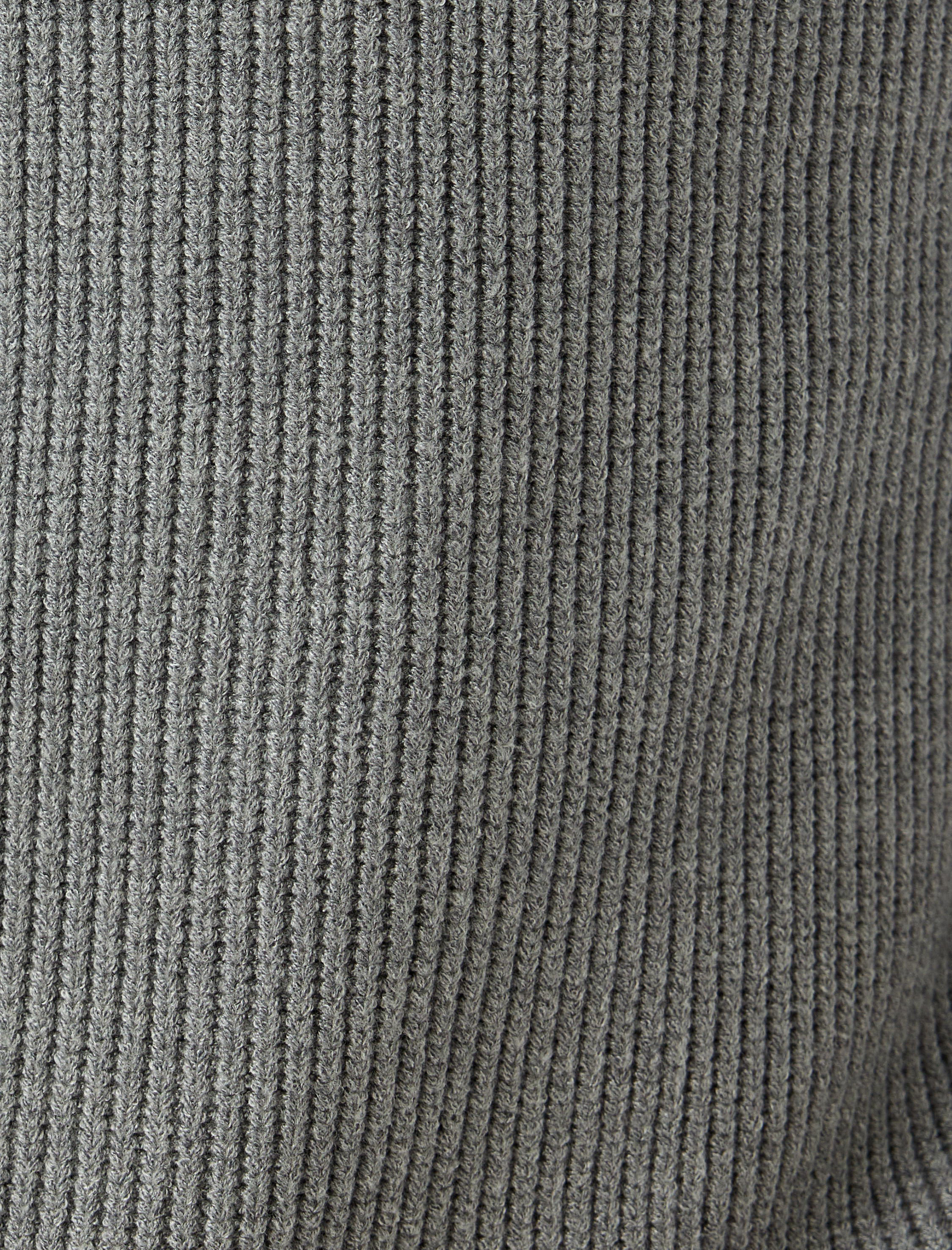   Kışlık Triko Kazak Yarım Fermuarlı Basic Dokulu Viskon Karışımlı