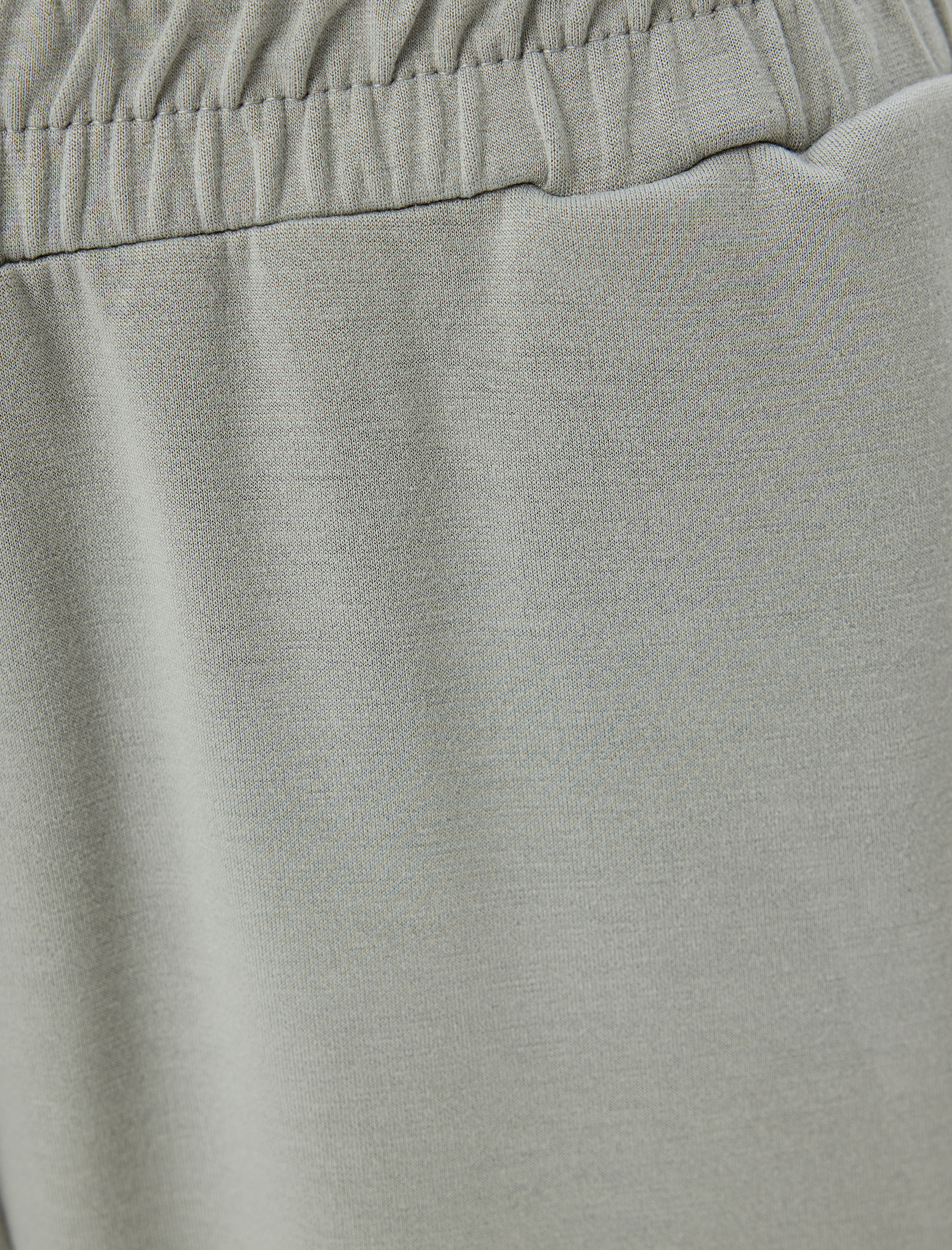   Bol Paça Eşofman Altı Modal Kumaş Beli Lastikli Cepli Rahat Kalıp