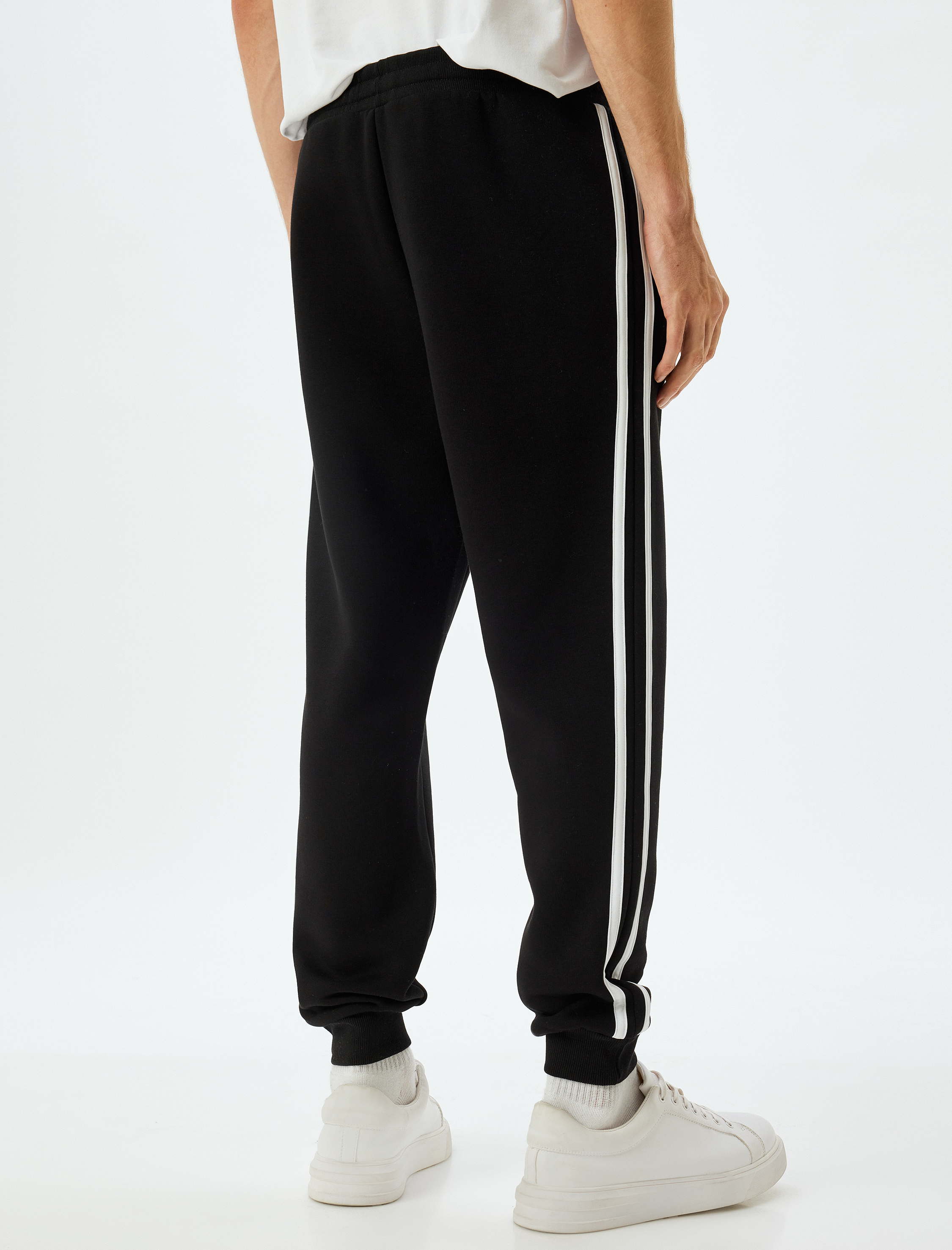   Kışlık Eşofman Altı Beli Bağcıklı Şardonlu Cep Detaylı Pamuk Karışımlı Biyeli