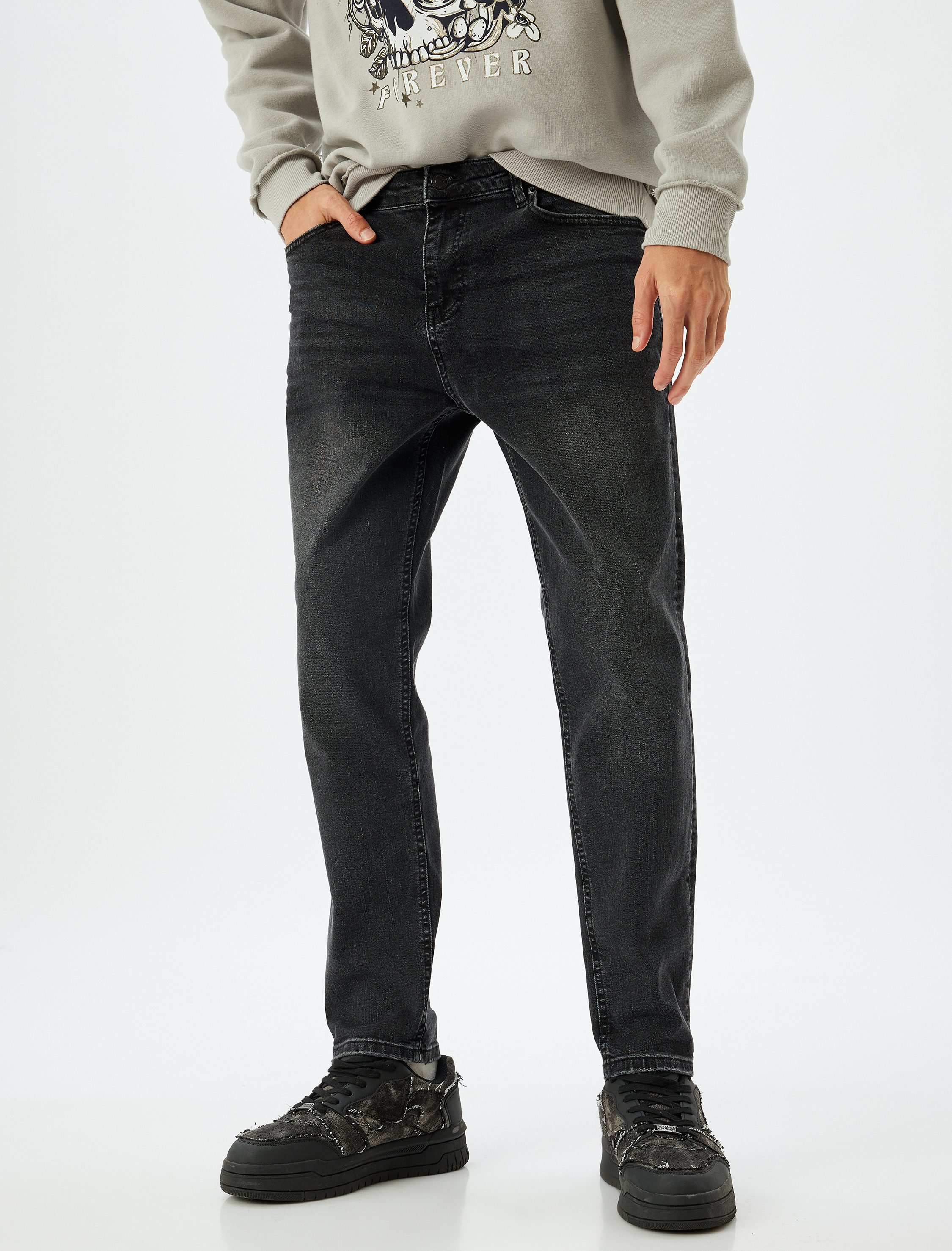 Tapered Fit Jean Pantolon - Joe Jean