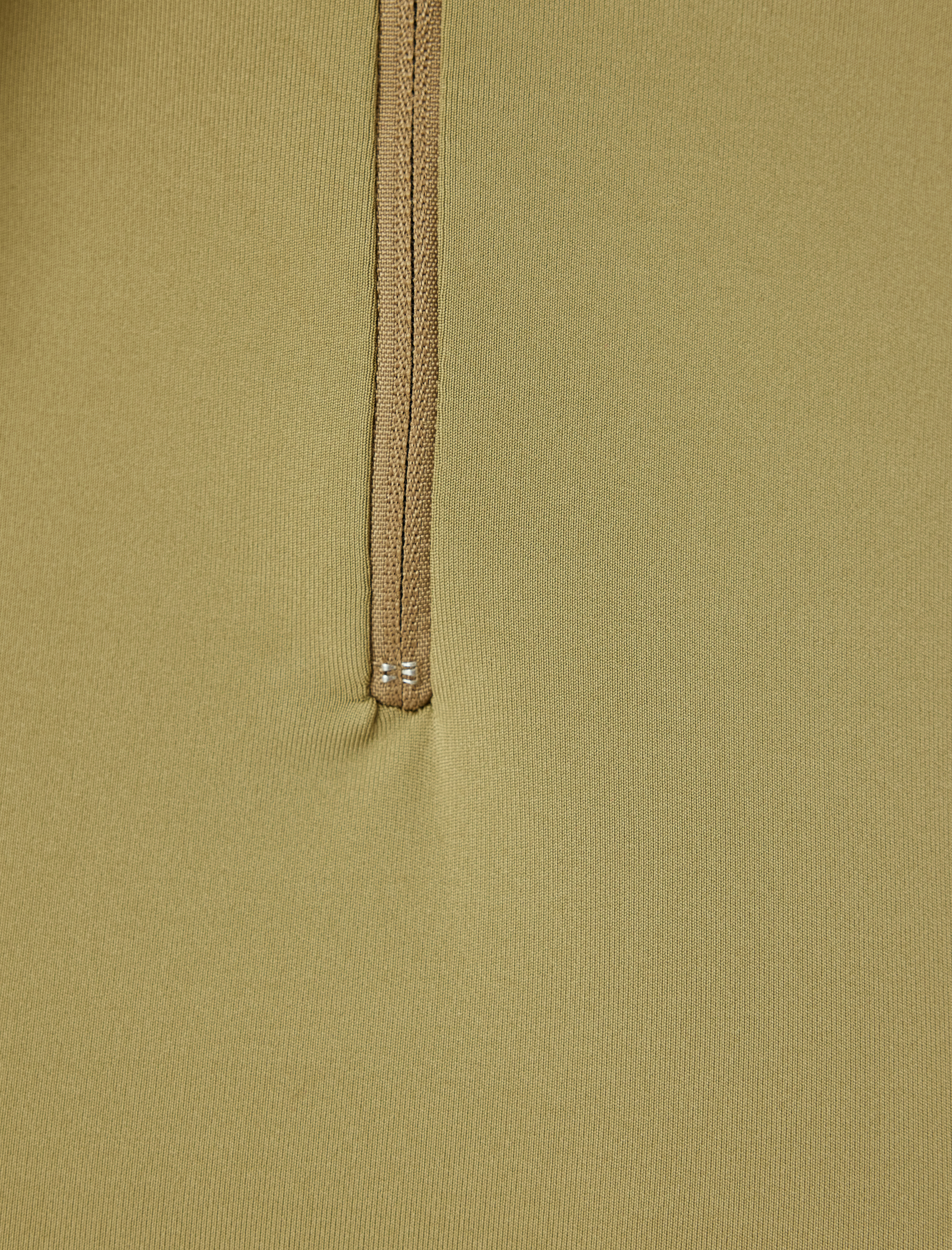   Yarım Fermuarlı Spor Sweatshirt Dik Yaka Yumuşak Tuşe Şardonlu Slim Fit