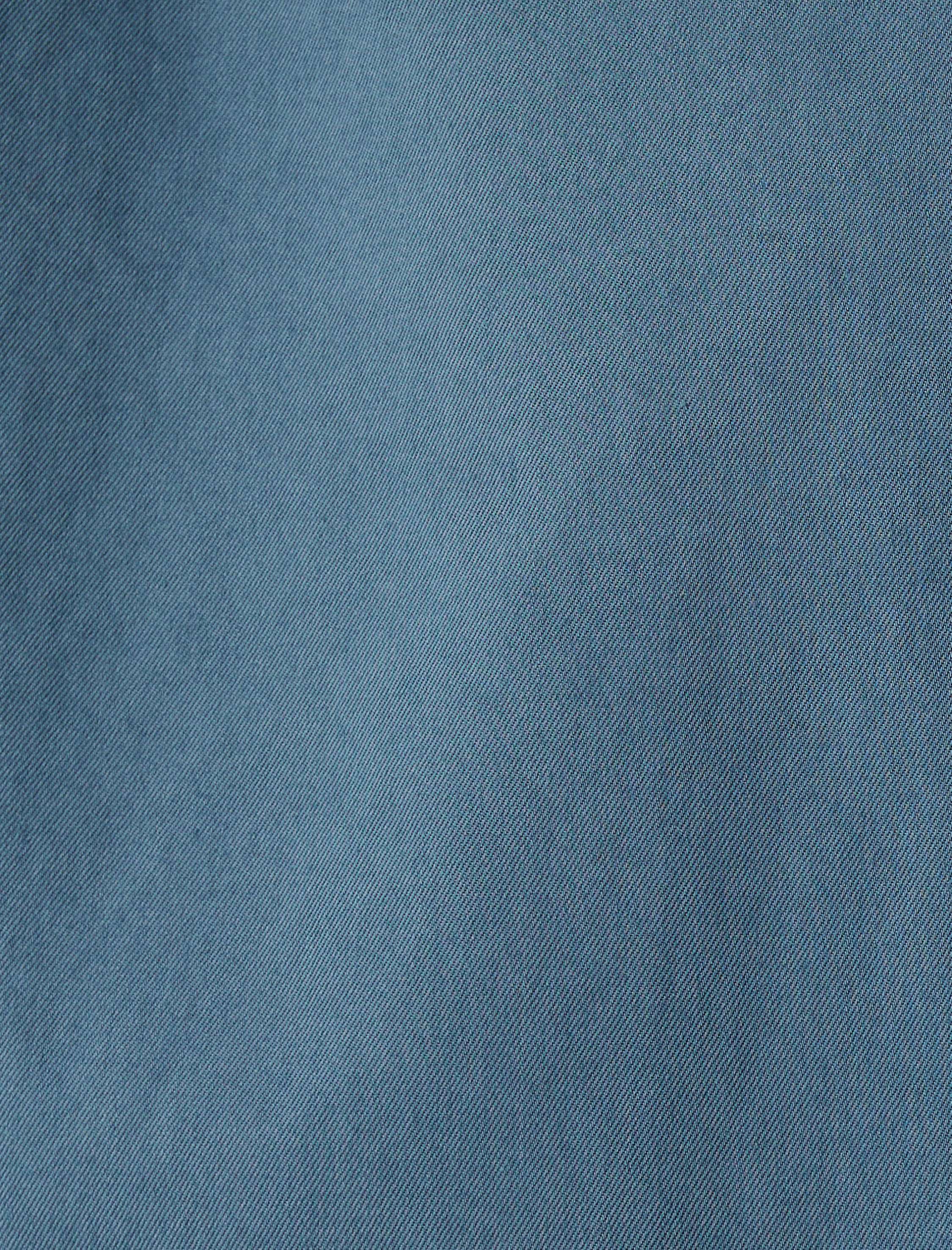   Basic Gömlek Uzun Kollu Yarım İtalyan Yaka Düğmeli Pamuklu Regular Fit