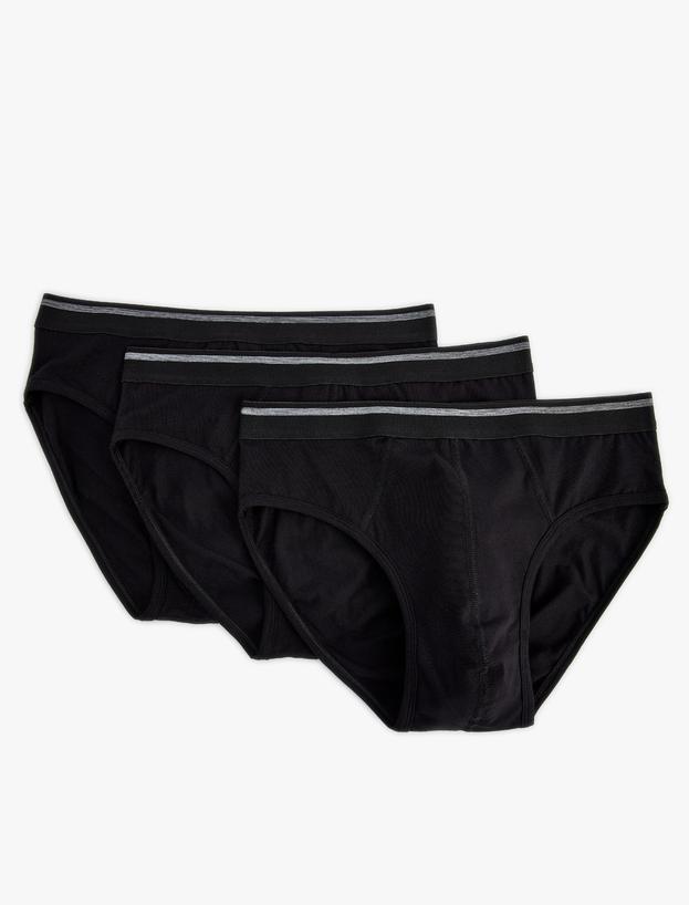 3'lü Slip Boxer Seti Basic Pamuklu_0