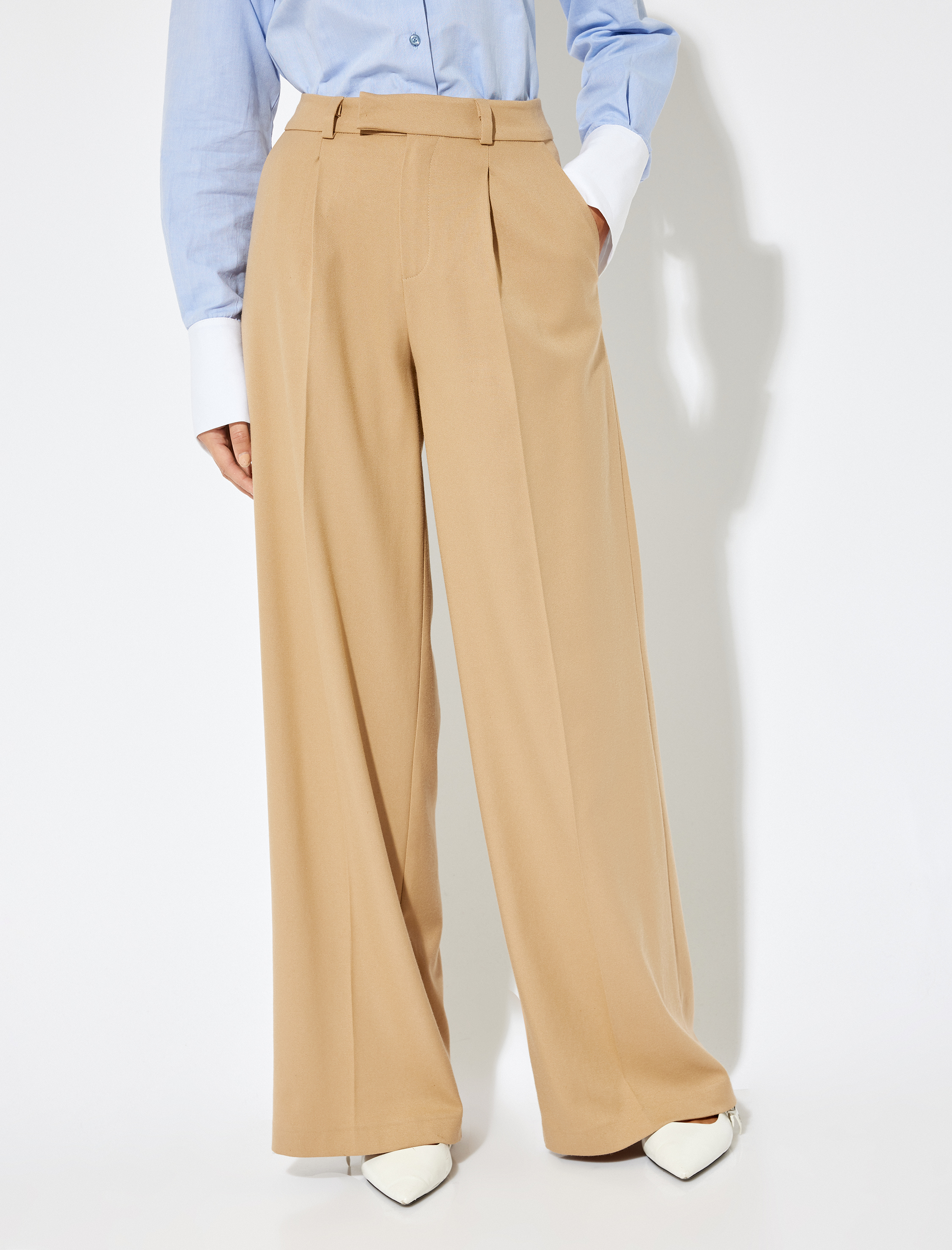   Koton X Sima Tarkan -  Cepli Standart Bel Palazzo Pantolon