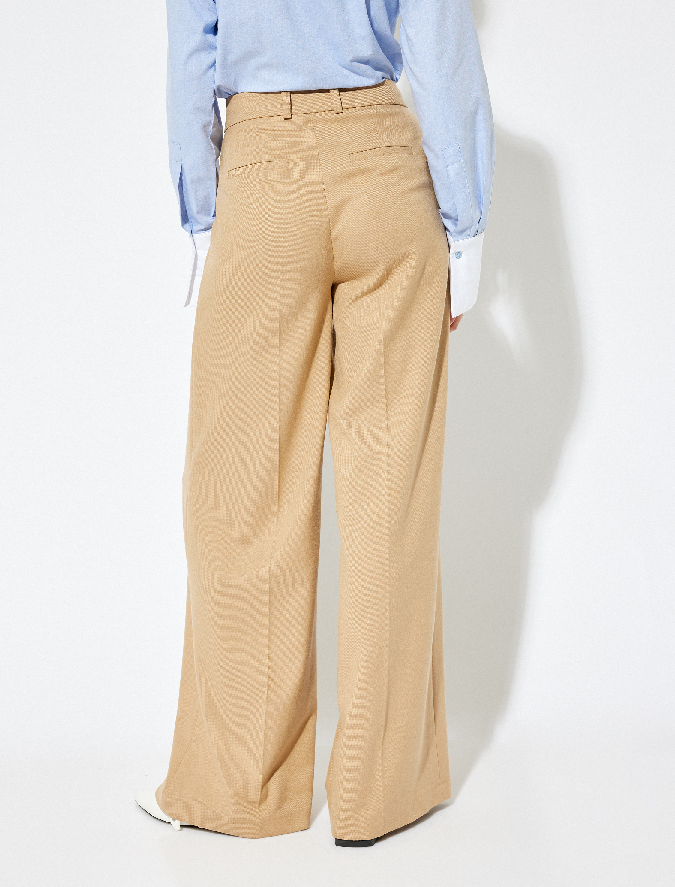   Koton X Sima Tarkan -  Cepli Standart Bel Palazzo Pantolon