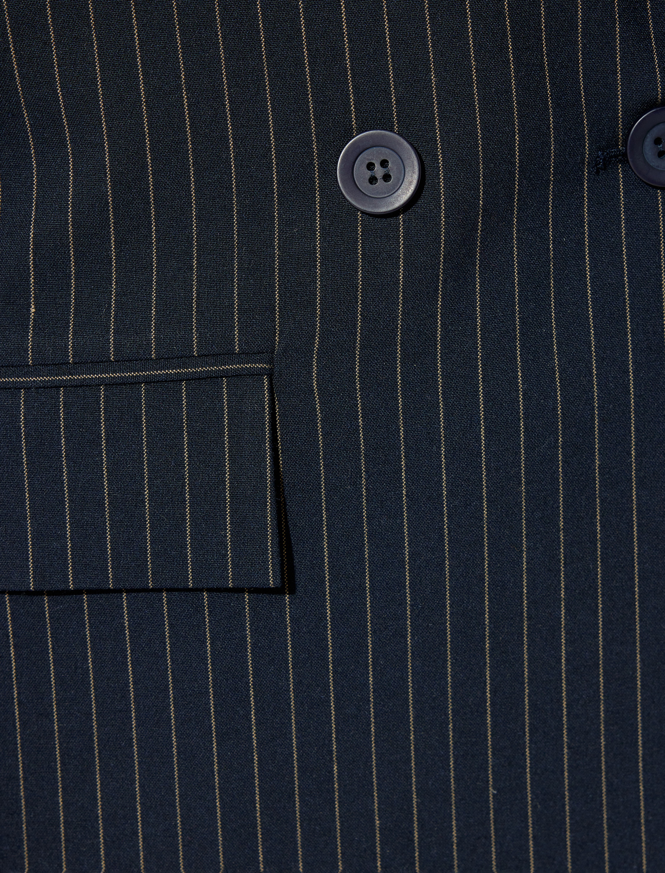   Koton X Sima Tarkan - Kruvaze Kapaklı Cep Detaylı Uzun Blazer Ceket