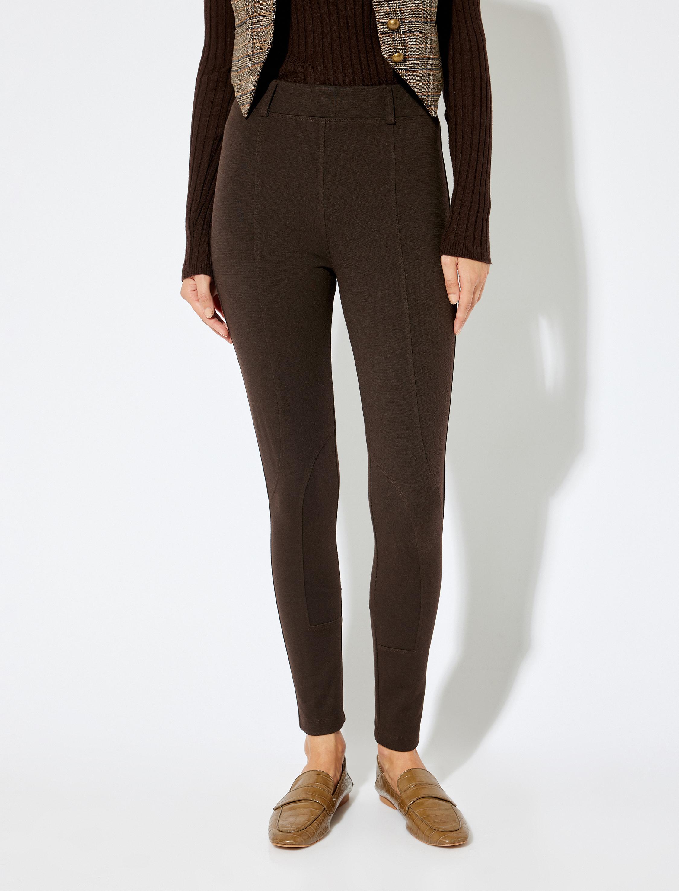   Koton X Sima Tarkan - Tayt Pantolon Nervür Detaylı Standart Bel Skinny