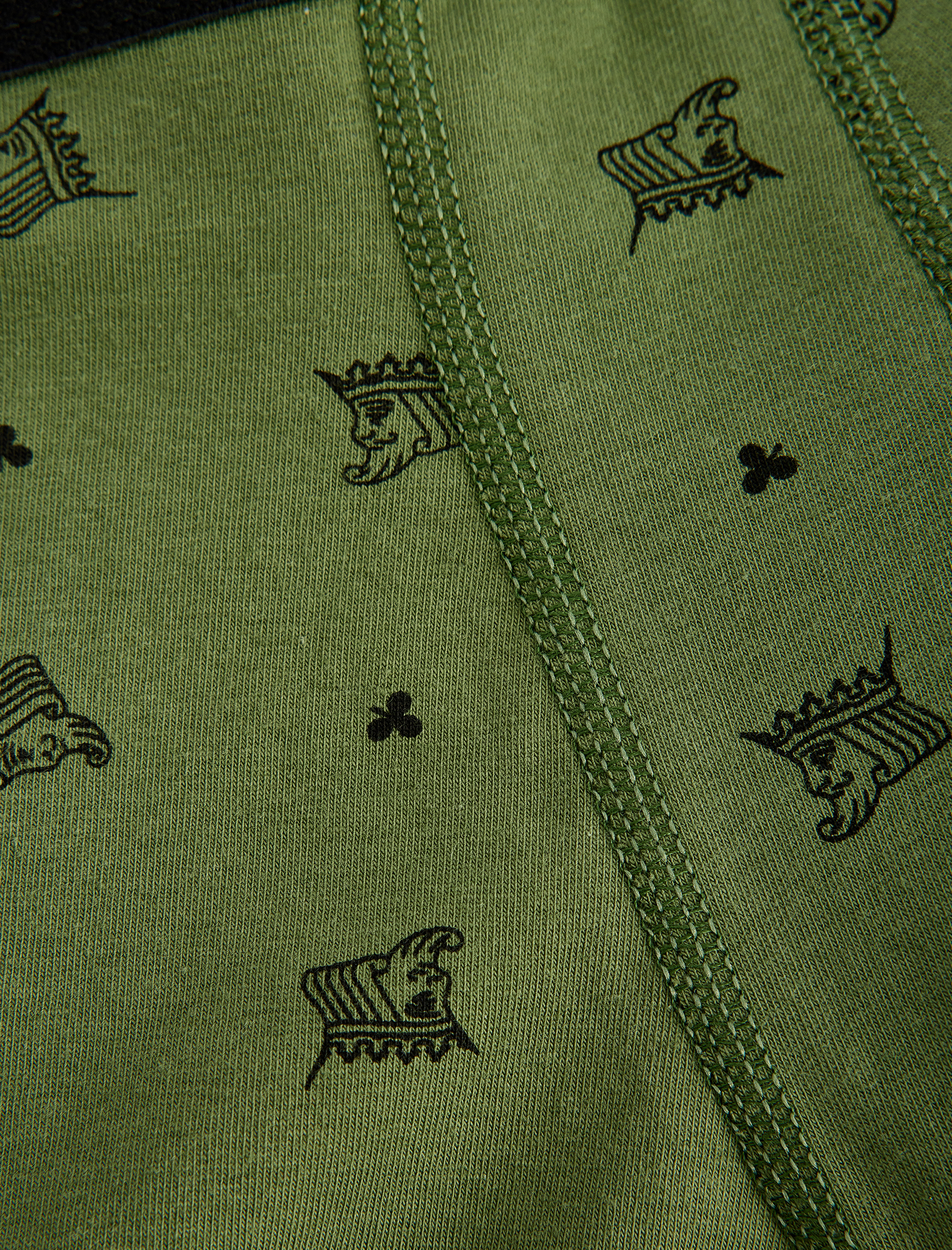   3'lü Boxer Seti Pamuklu Oyun Baskılı