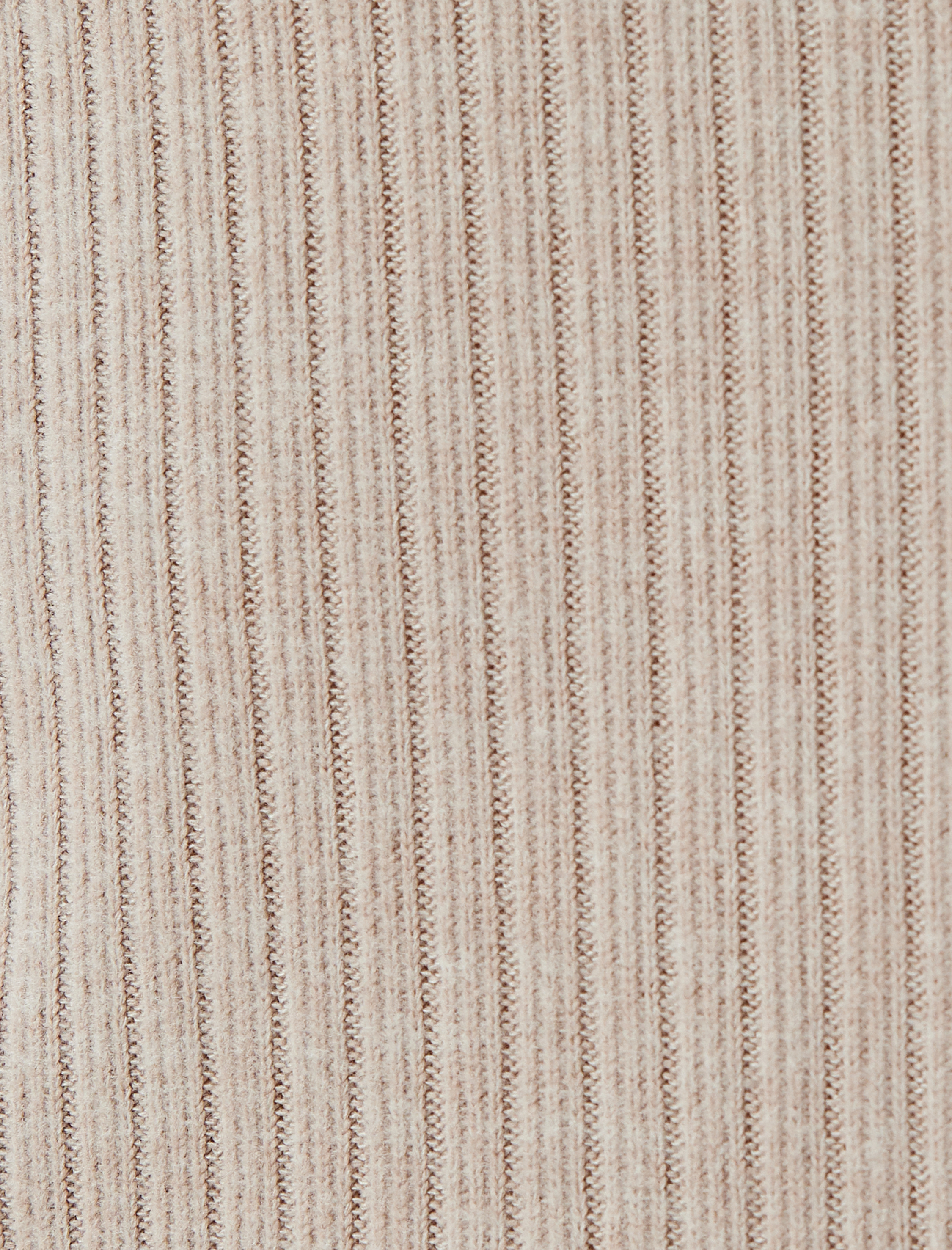 Örme Pijama Üstü V Yaka Slim Fit Düğmeli Uzun Kollu