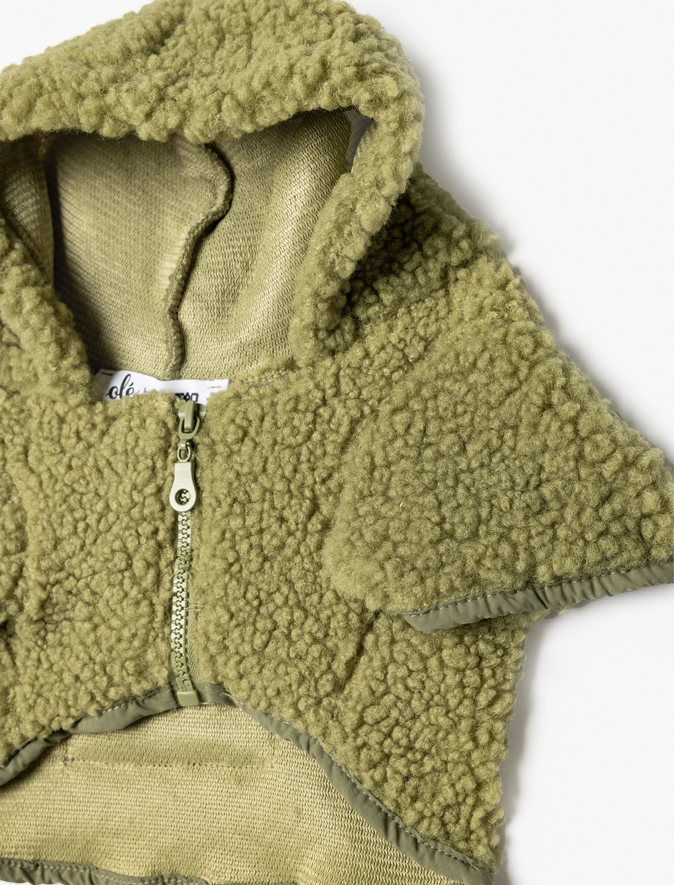   Peluş Köpek Sweatshirt Kapüşonlu Fermuarlı