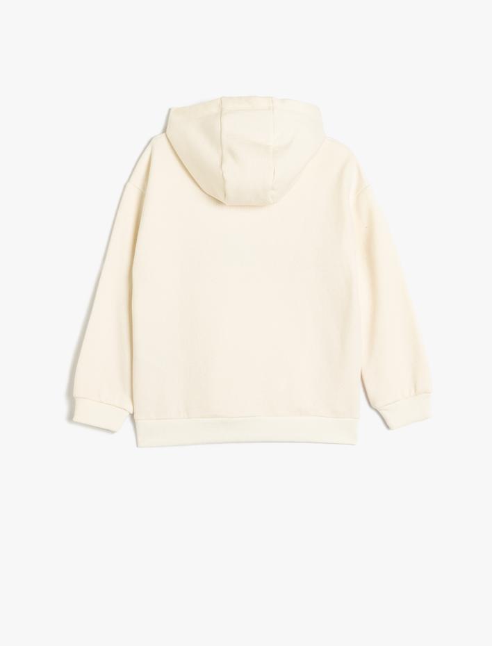 Erkek Çocuk Batman Kapşonlu Sweatshirt Lisanslı Kanguru Cepli Şardonlu