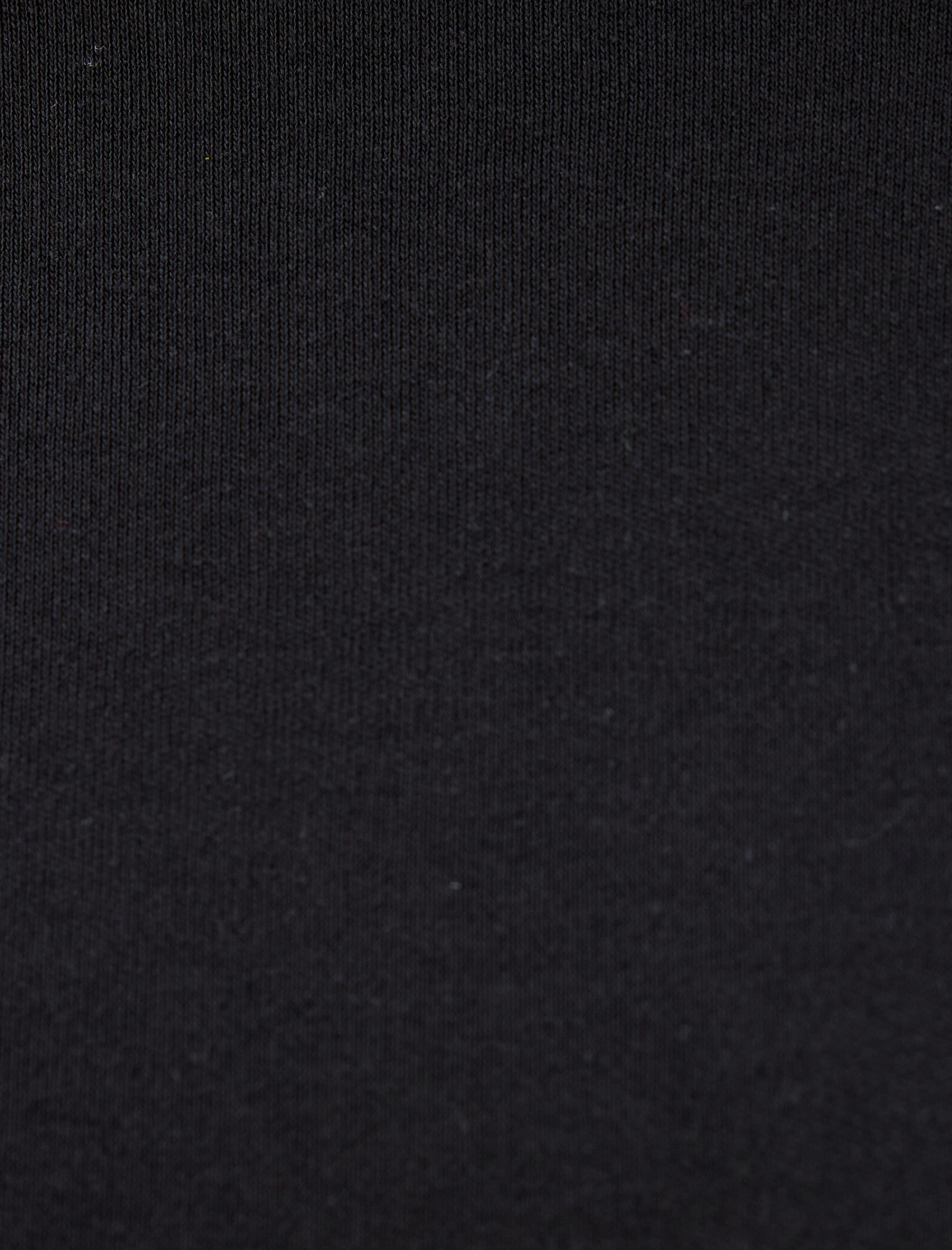   Uzun Kollu Tişört Nakış Detaylı Bisiklet Yaka Pamuklu