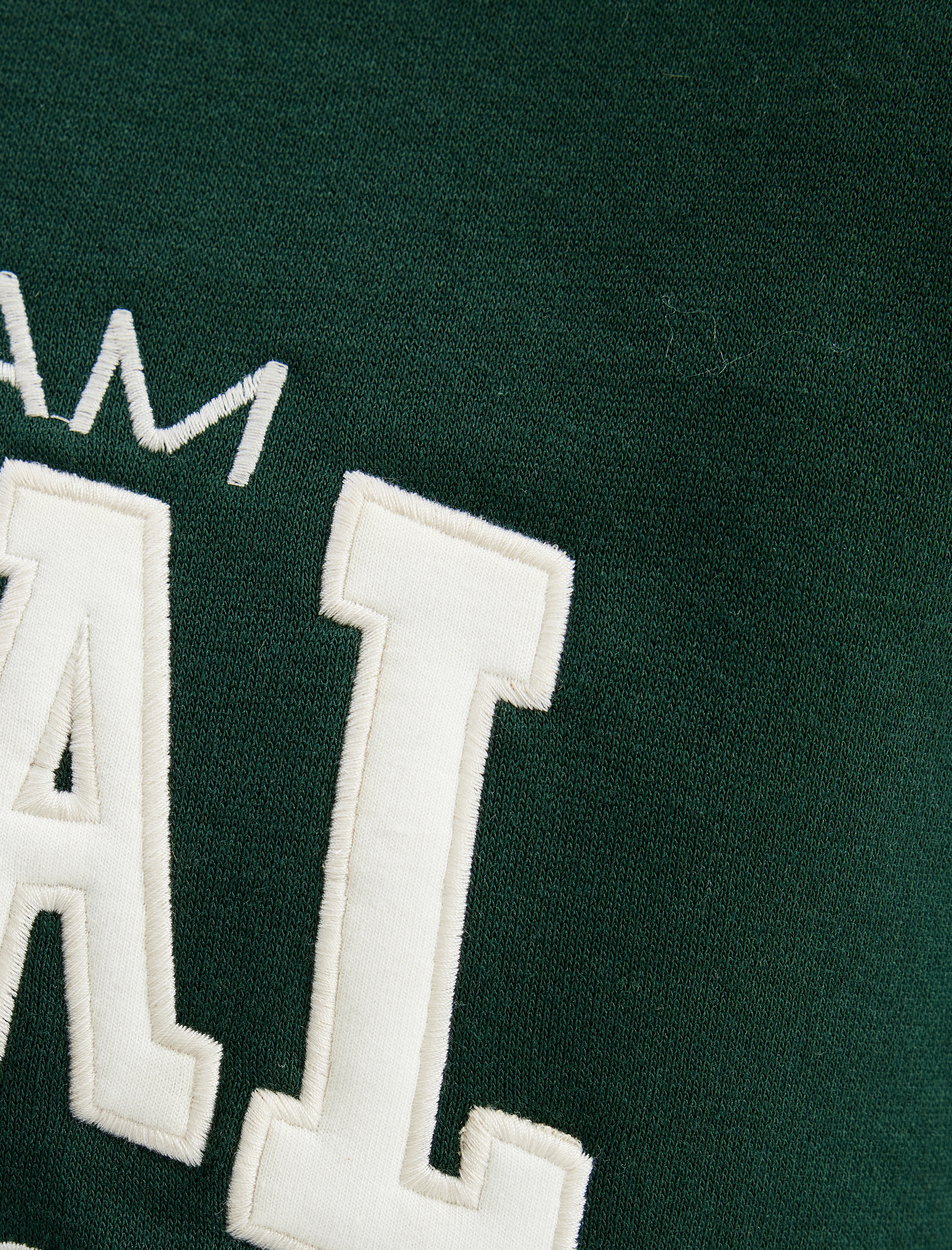   Kolej Baskılı Sweatshirt Bisiklet Yaka Uzun Kollu Şardonlu