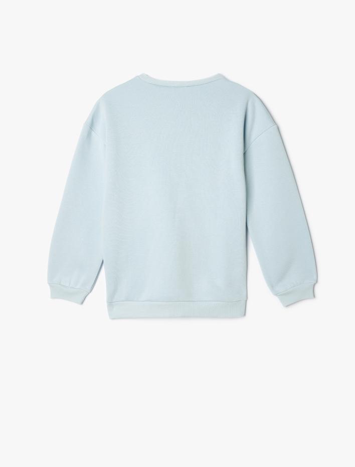 Kız Çocuk Lola Bunny Sweat Lisanslı Bisiklet Yaka Uzun Kollu Şardonlu