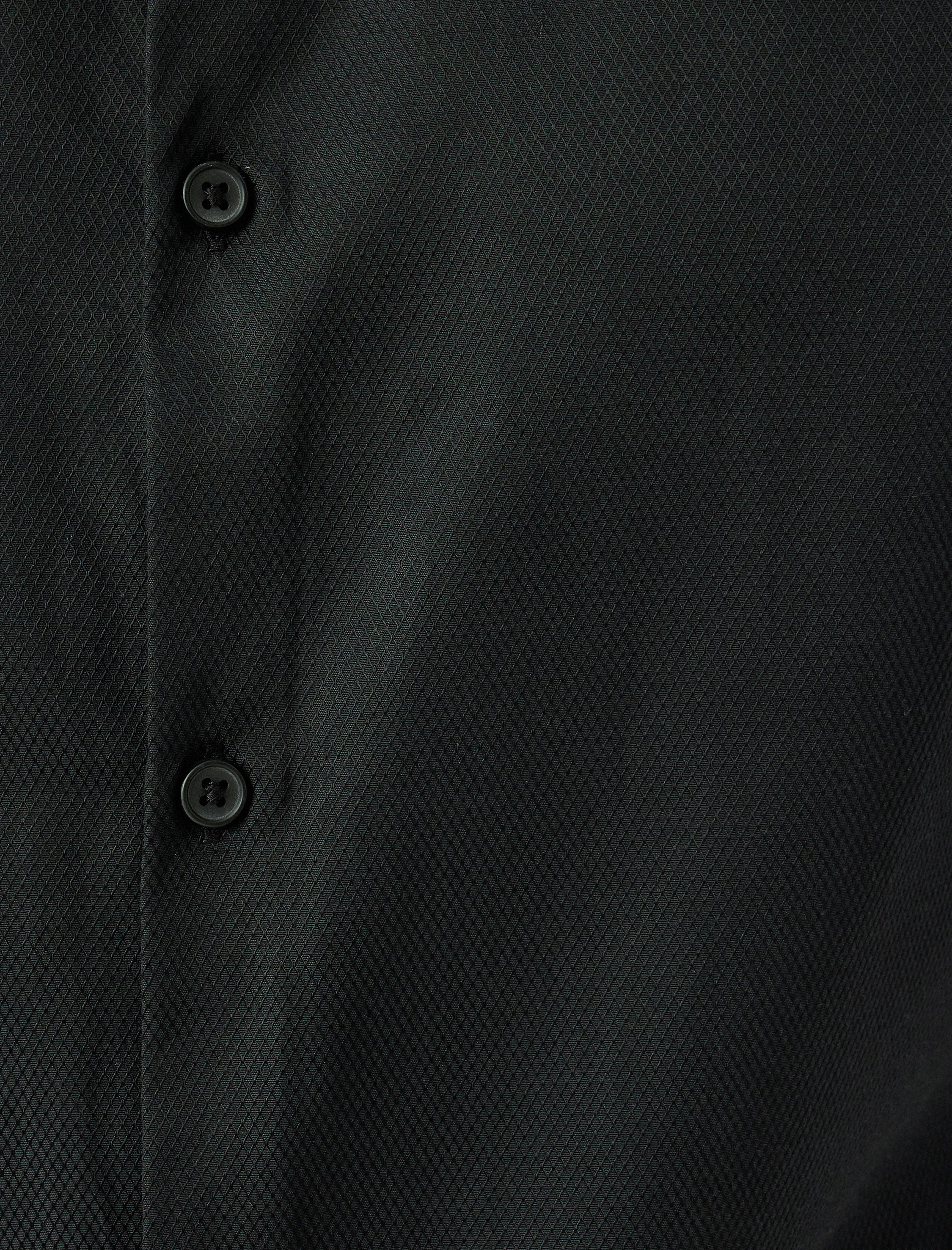   Klasik Gömlek Slim Fit Uzun Kollu Yarım İtalyan Yaka Pamuk Karışımlı