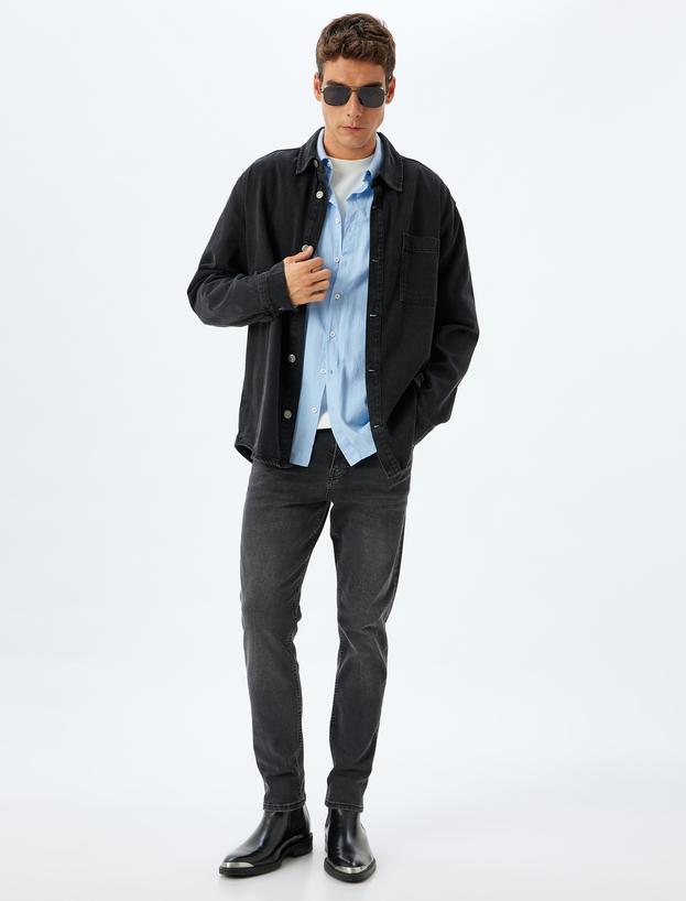 Slim Fit Kot Pantolon - Brad Jean_0