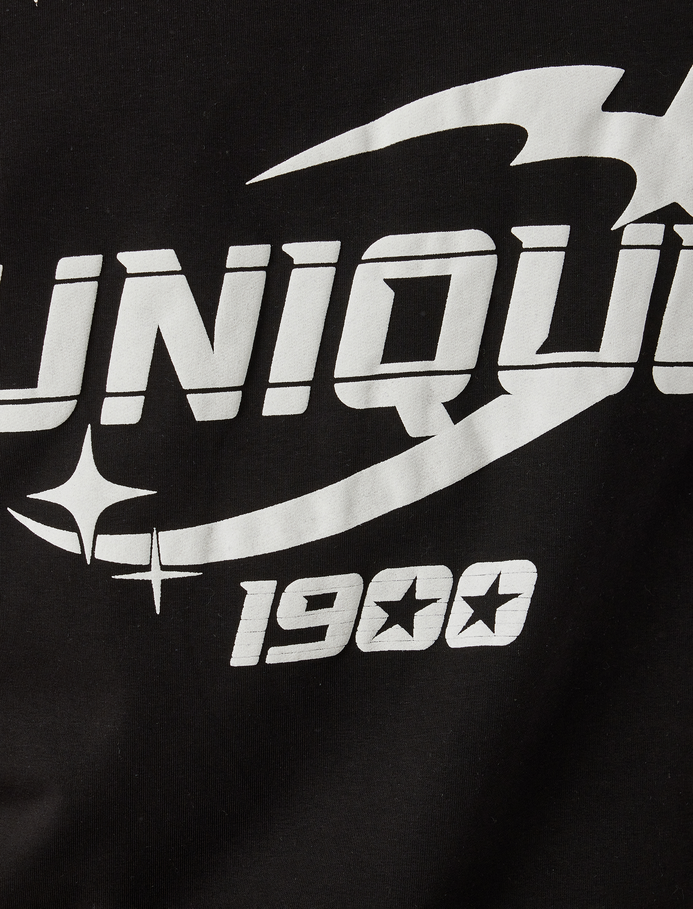   Kolej Baskılı Sweatshirt Bisiklet Yaka Pamuk Karışımlı