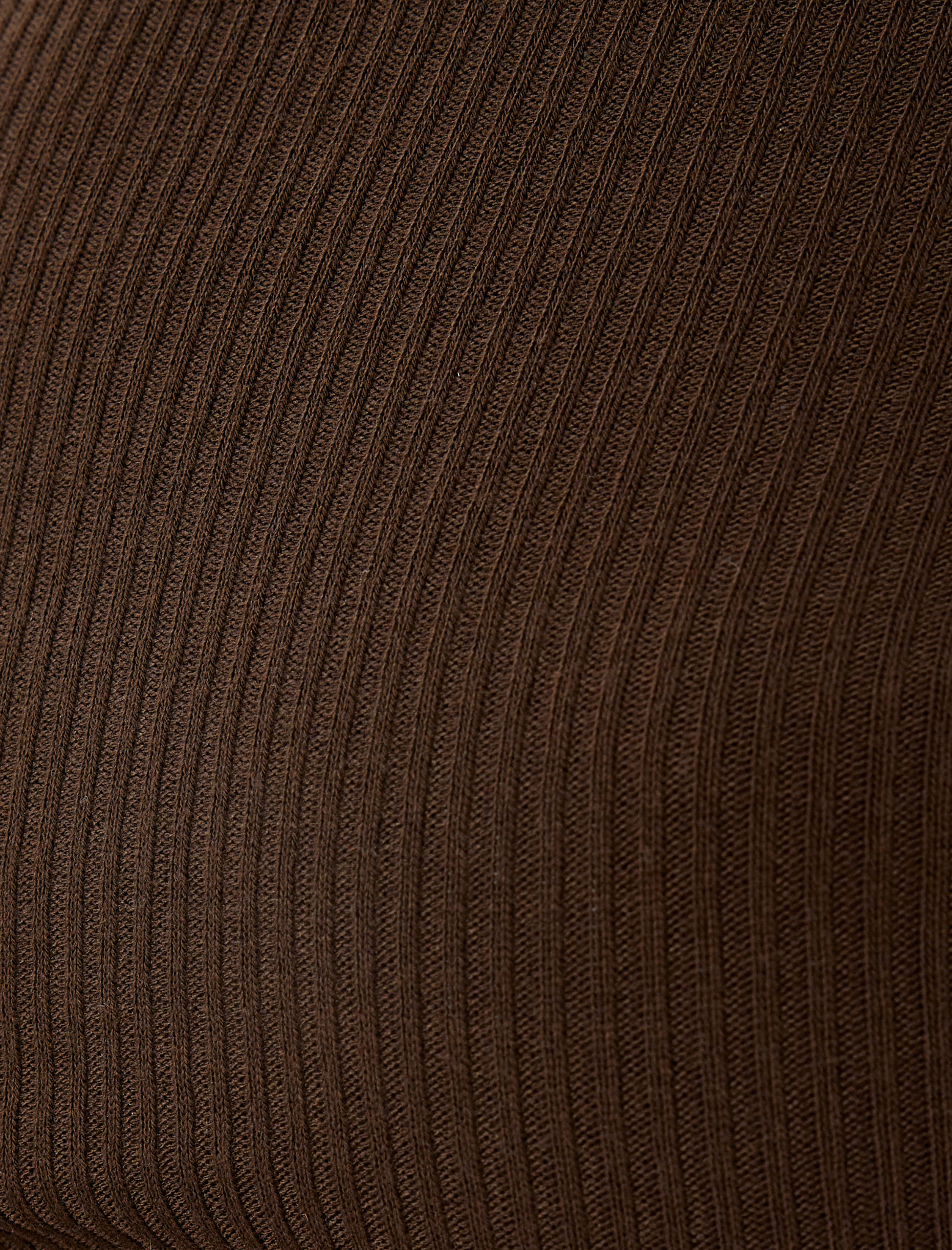   Kaşkorse Uzun Kollu Bisiklet Yaka Basic Crop Body