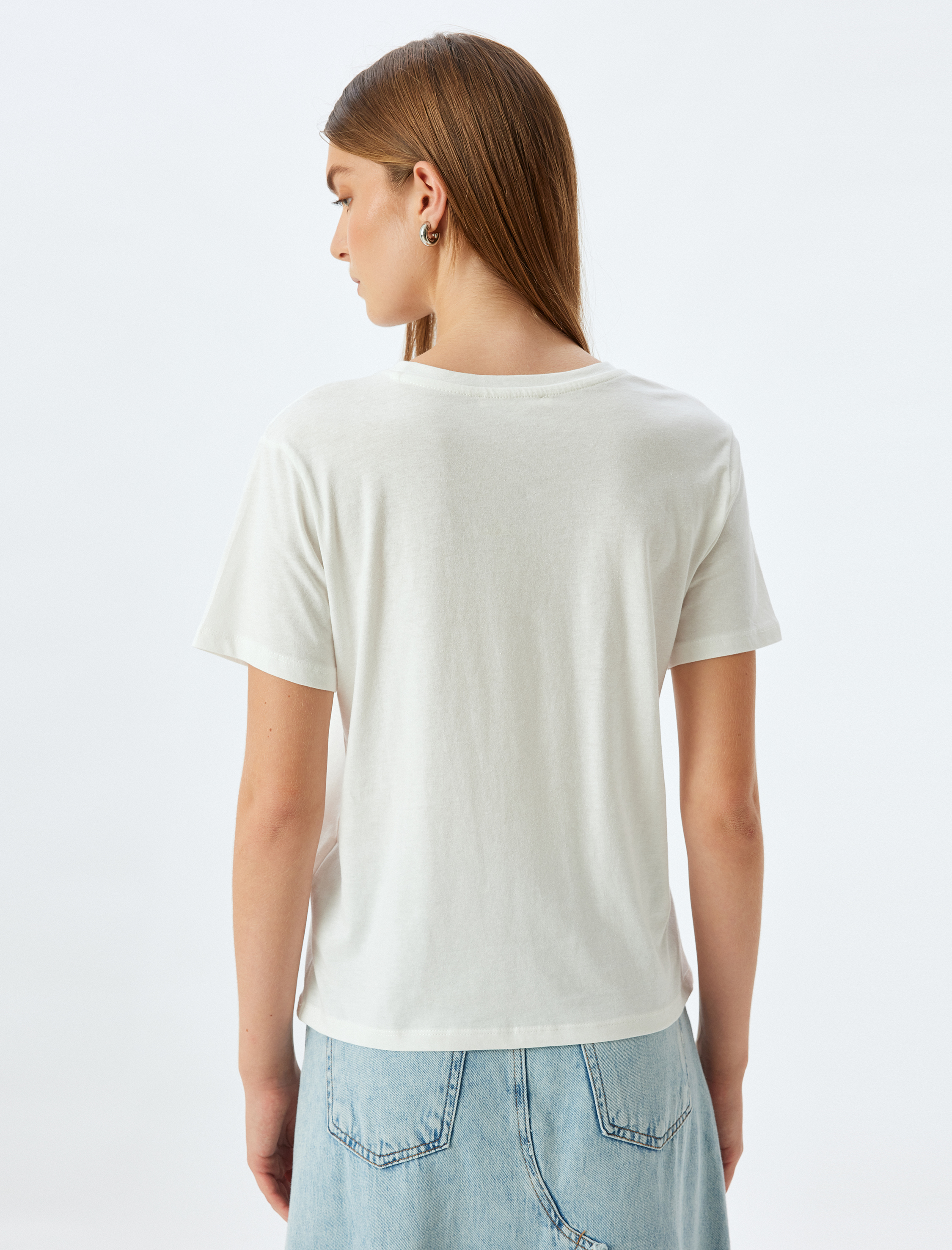   3'lü Paket Kısa Kollu Bisiklet Yaka Basic Tişört