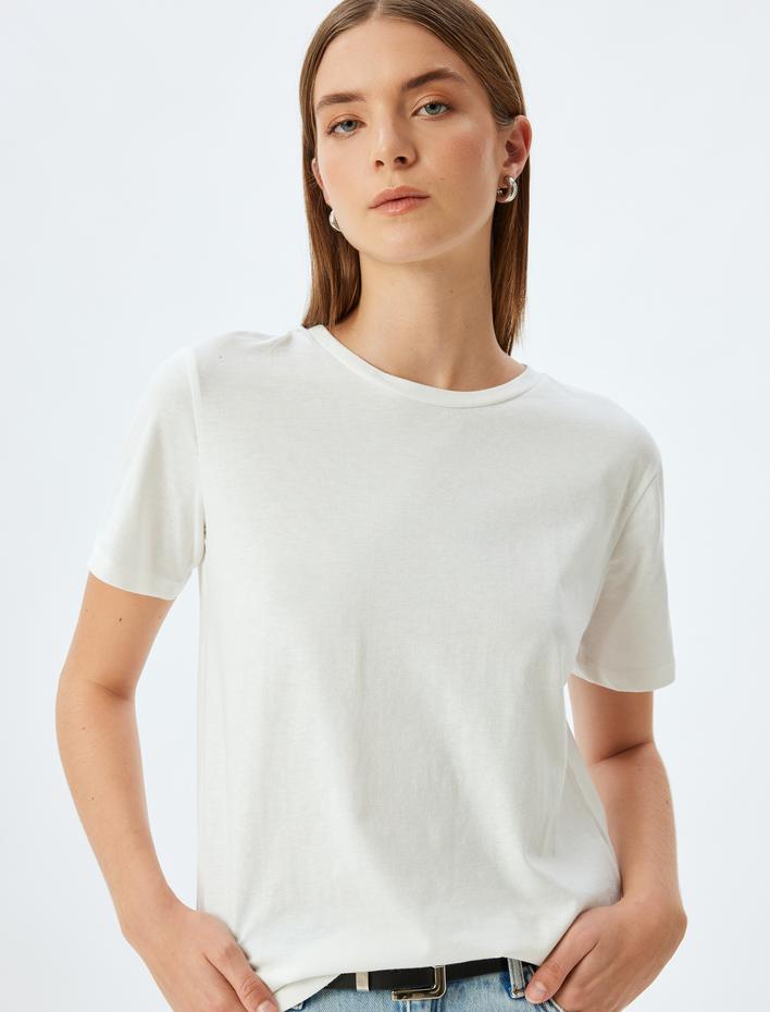  3'lü Paket Kısa Kollu Bisiklet Yaka Basic Tişört