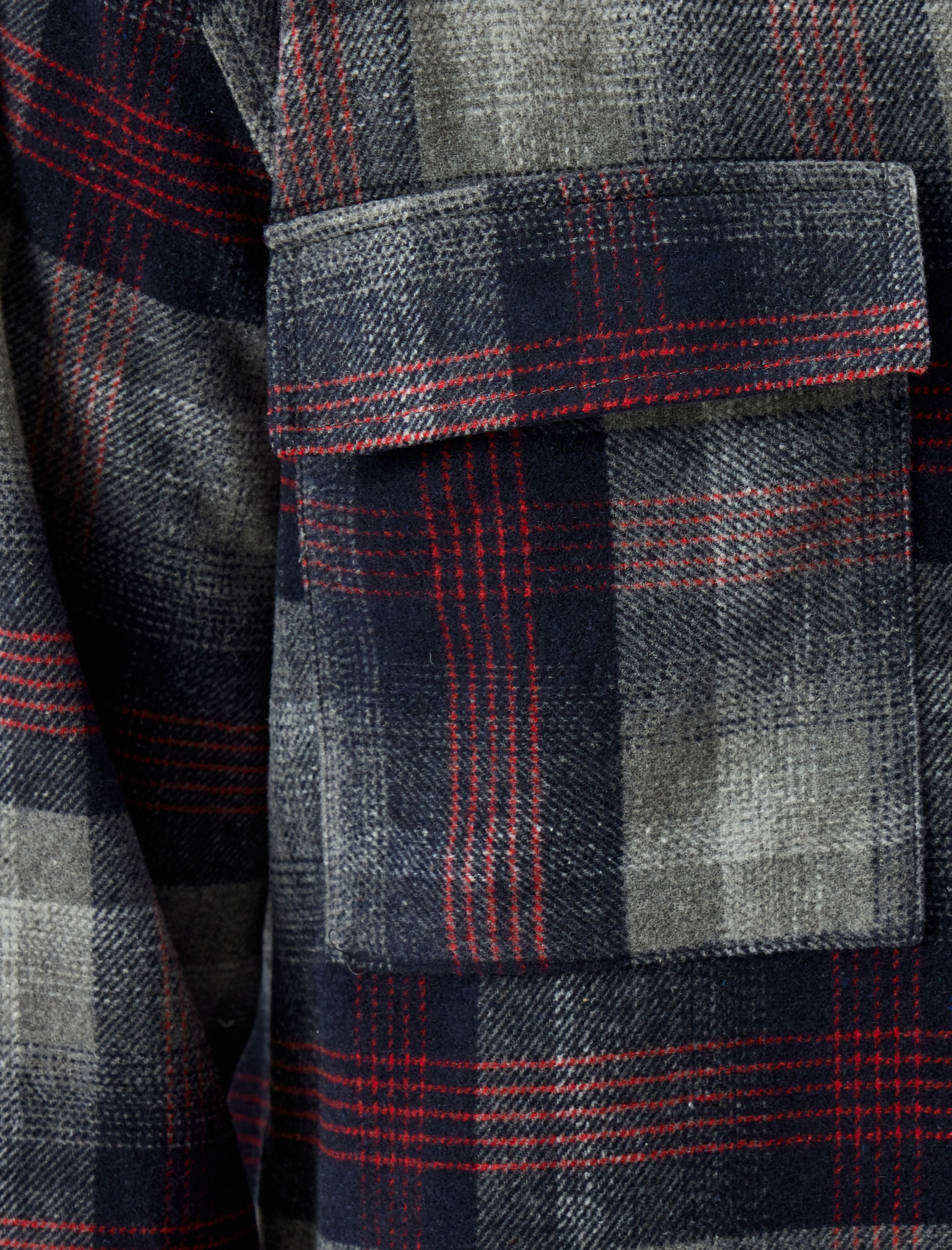   Oduncu Gömleği Uzun Kollu Kapaklı Cep Detaylı Pamuk Karışımlı Regular Fit