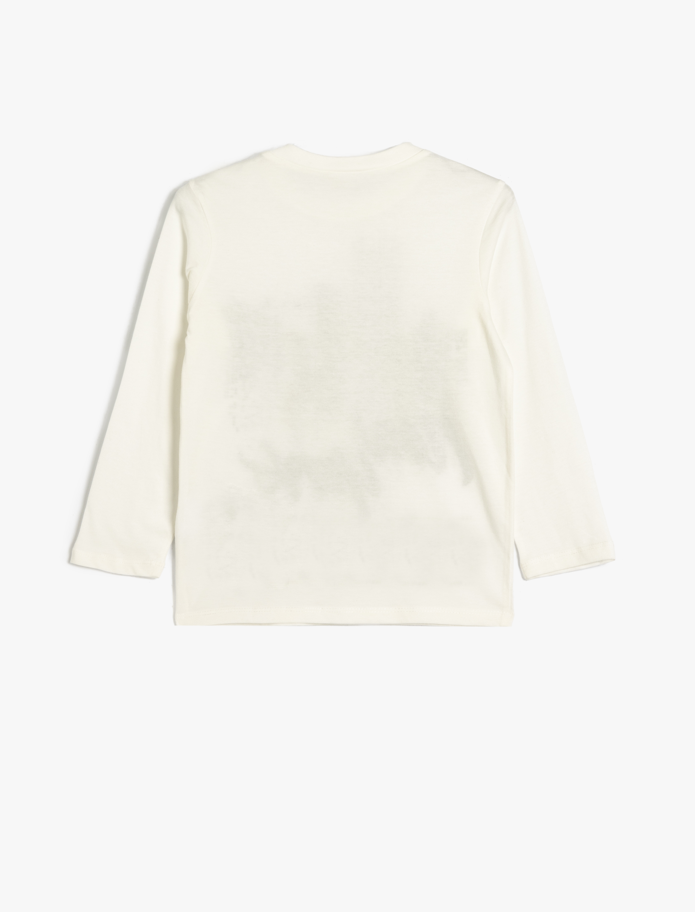  Erkek Çocuk Tişört Uzun Kollu Bisiklet Yaka Şehir Baskılı Pamuklu