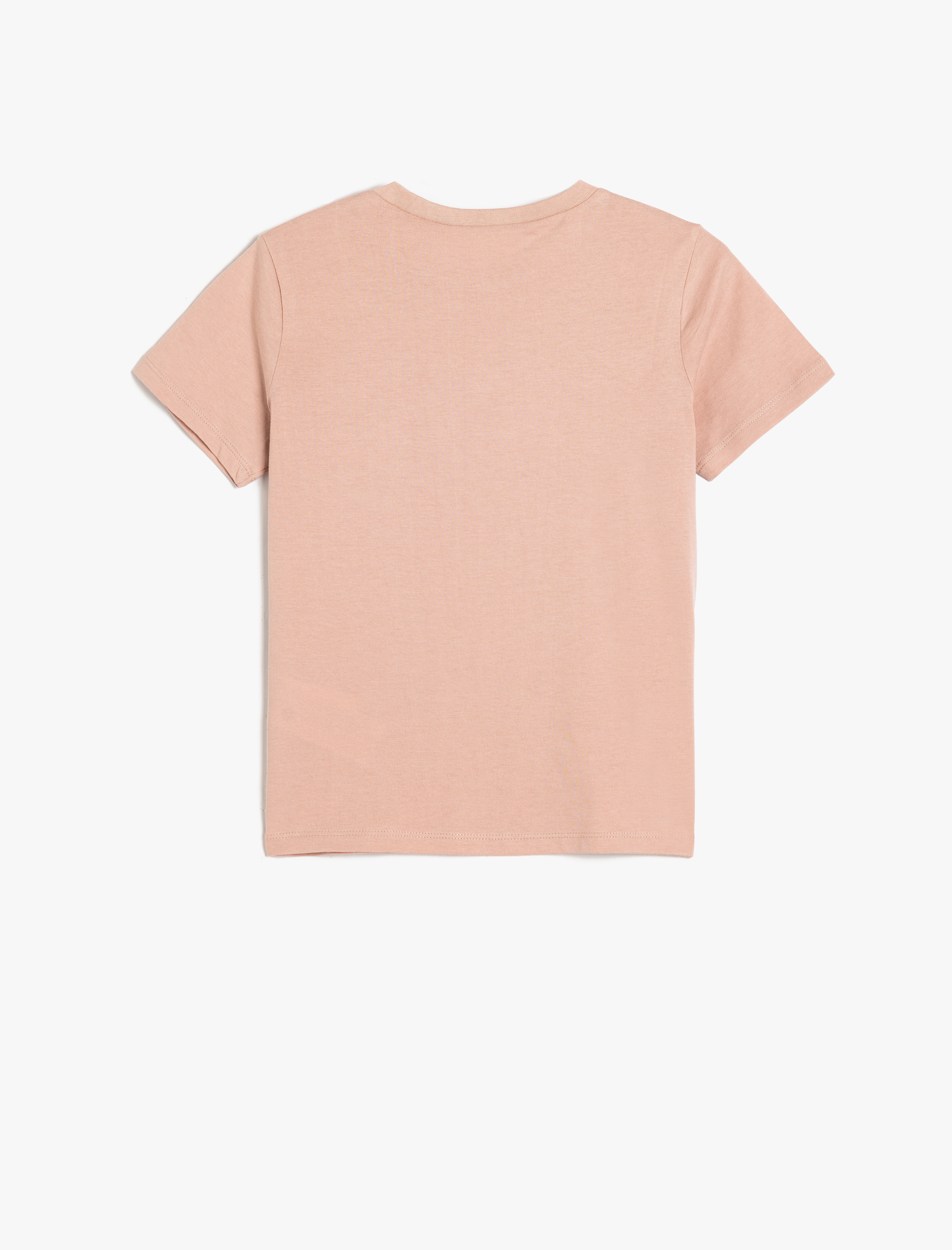  Erkek Çocuk Basic Tişört Kısa Kollu Bisiklet Yaka Pamuklu