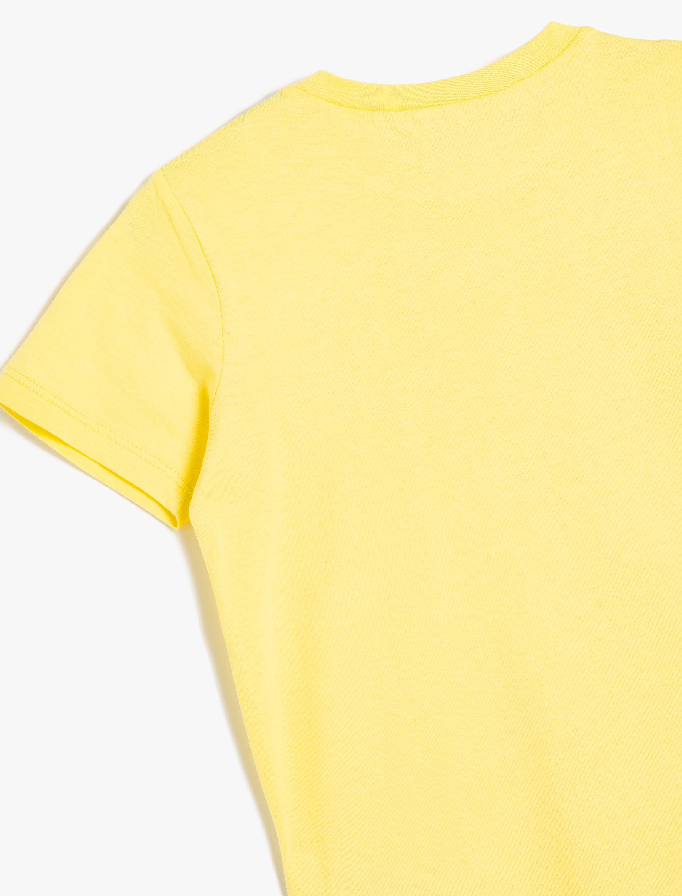  Erkek Çocuk Basic Tişört Kısa Kollu Bisiklet Yaka Pamuklu