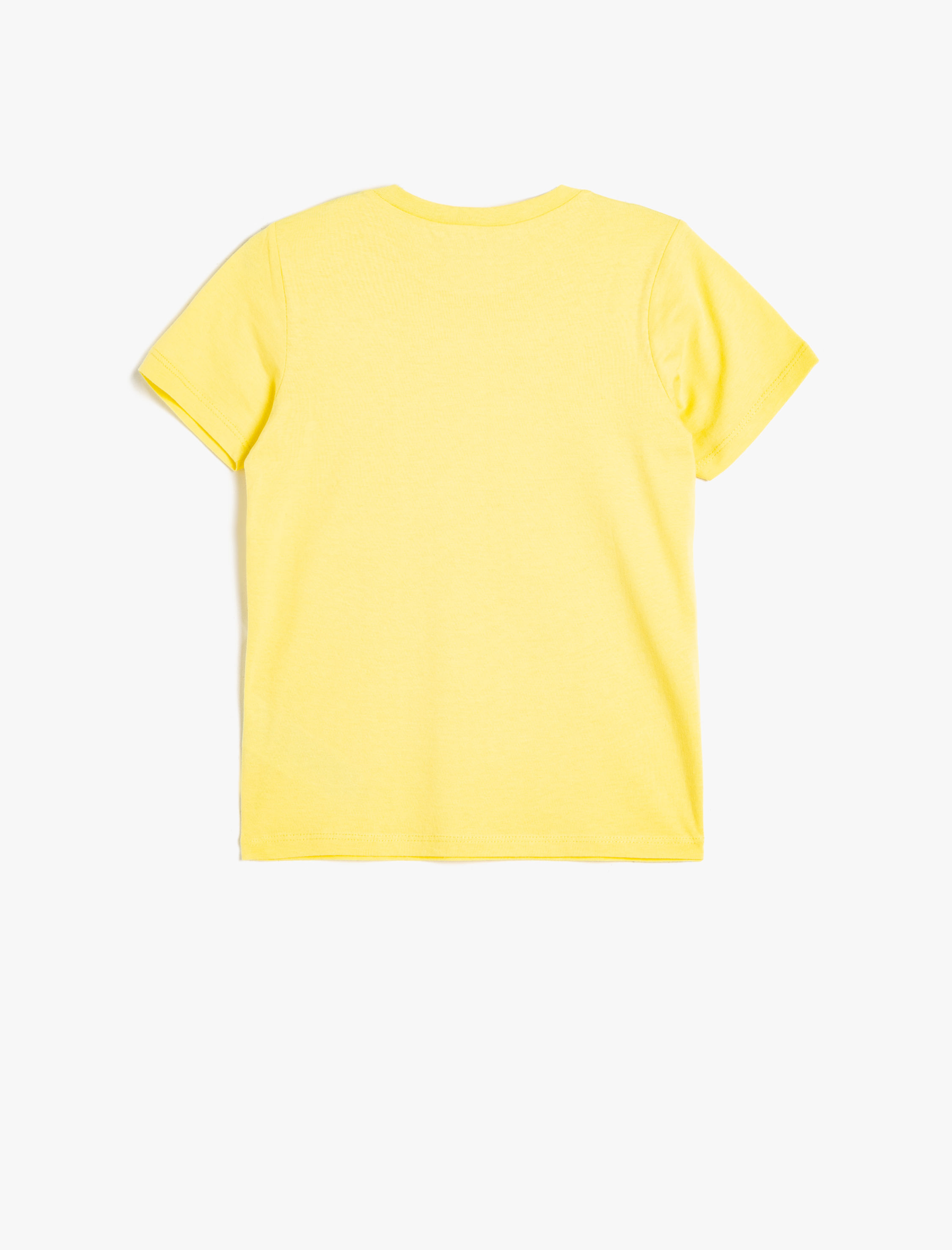  Erkek Çocuk Basic Tişört Kısa Kollu Bisiklet Yaka Pamuklu