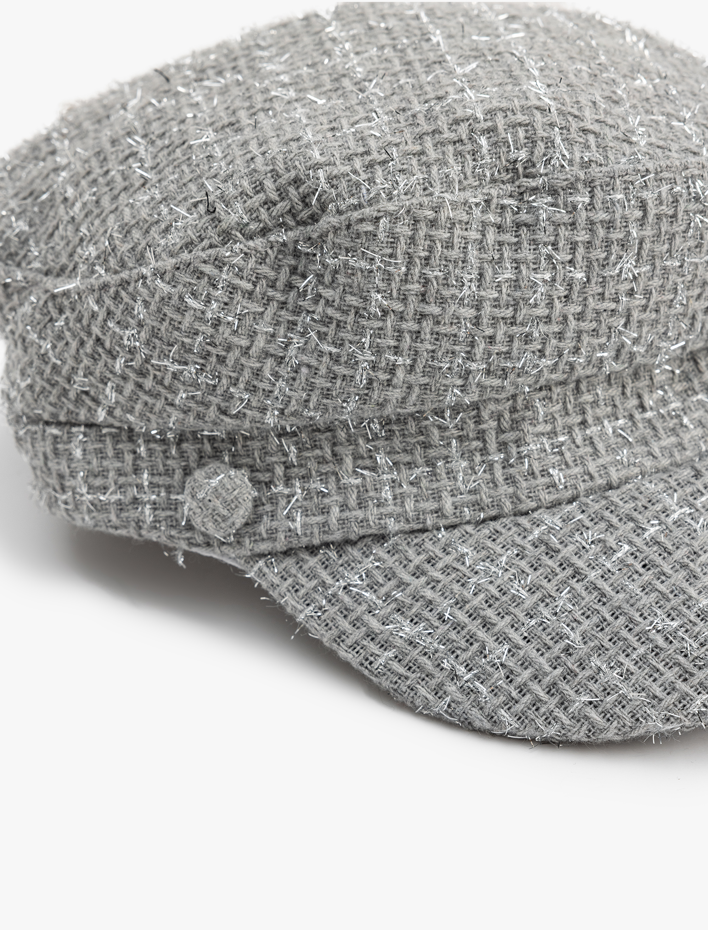 Kadın Kasket Şapka Desenli