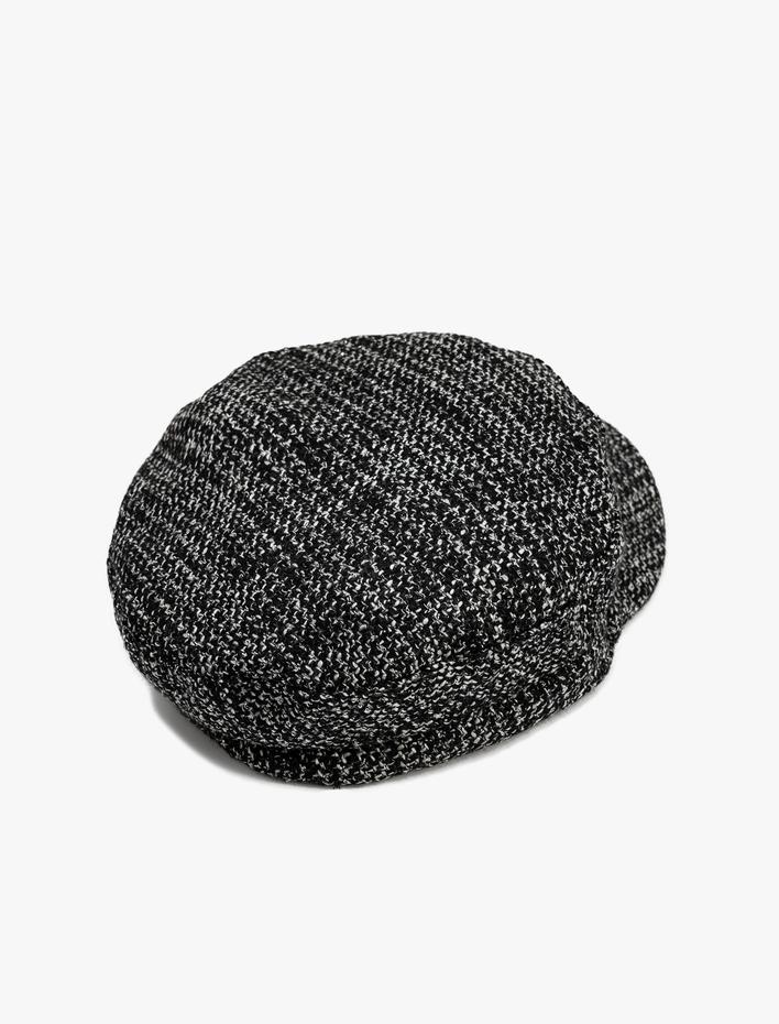 Kadın Kasket Şapka Desenli