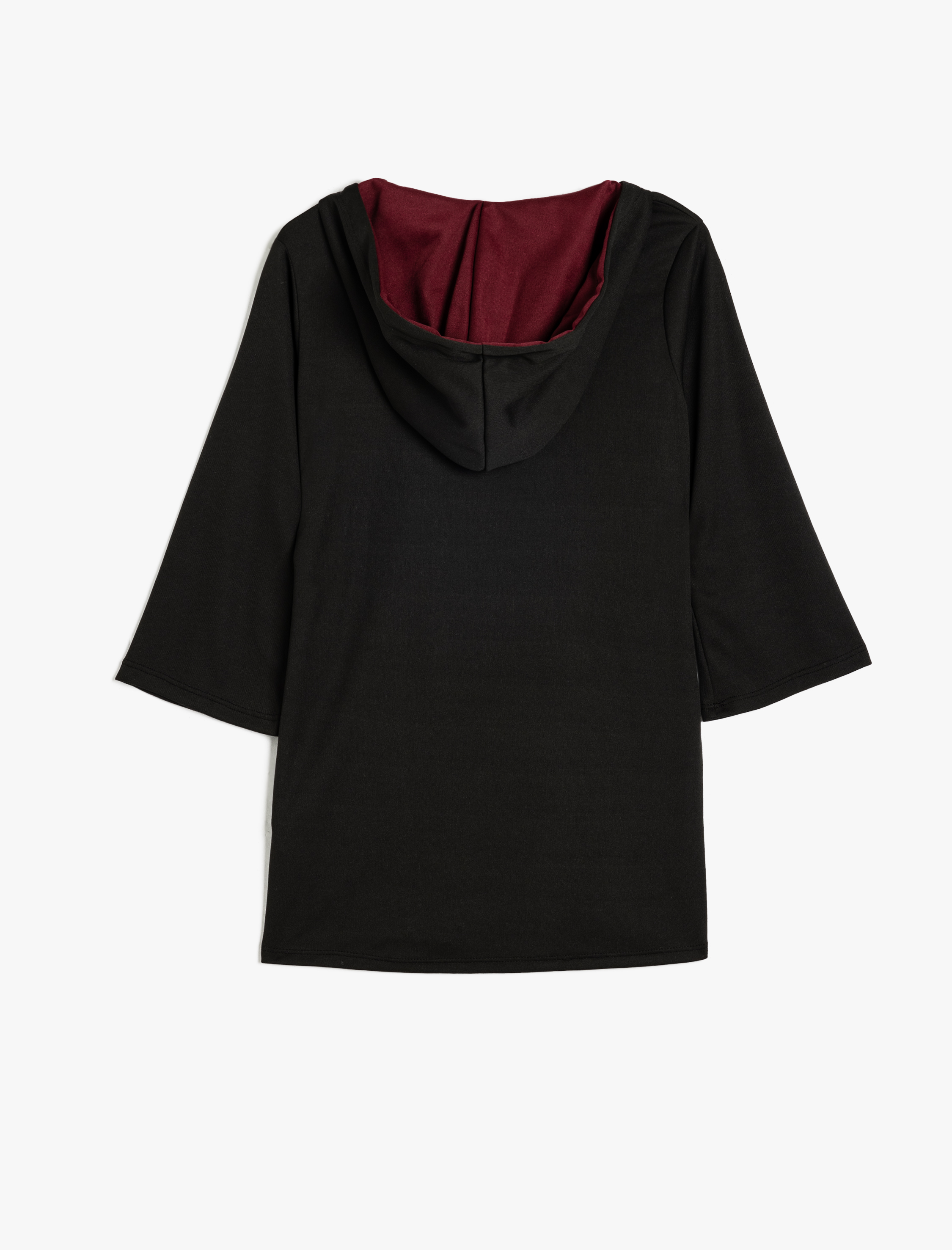  Kız Çocuk Harry Potter Baskılı Lisanslı Kapşonlu Kostüm Elbise