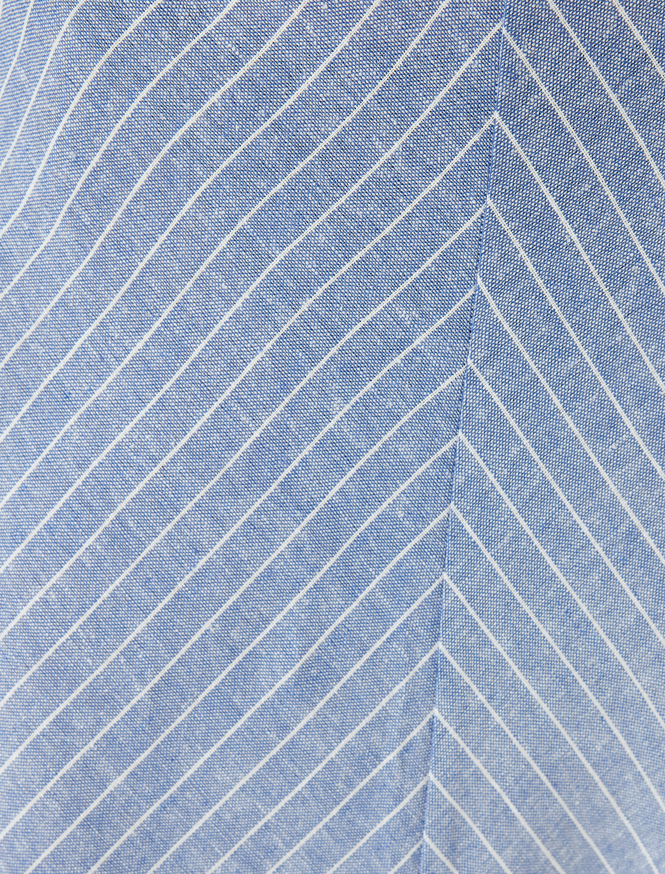   Kalın Keten Kumaş Midi Boy Çan Etek