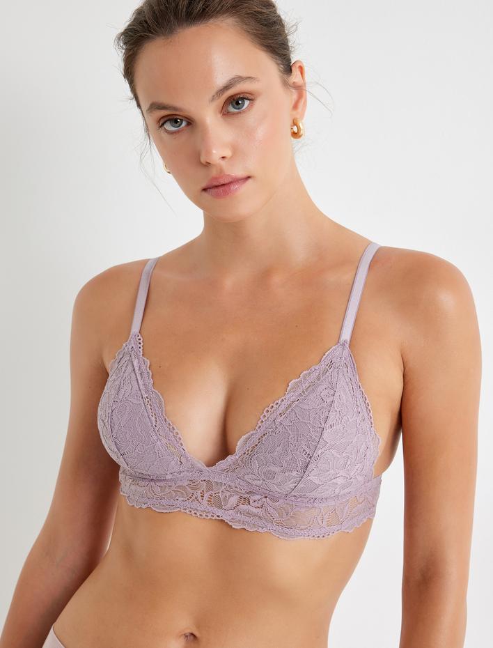  Dantelli Sütyen Balensiz Dolgusuz