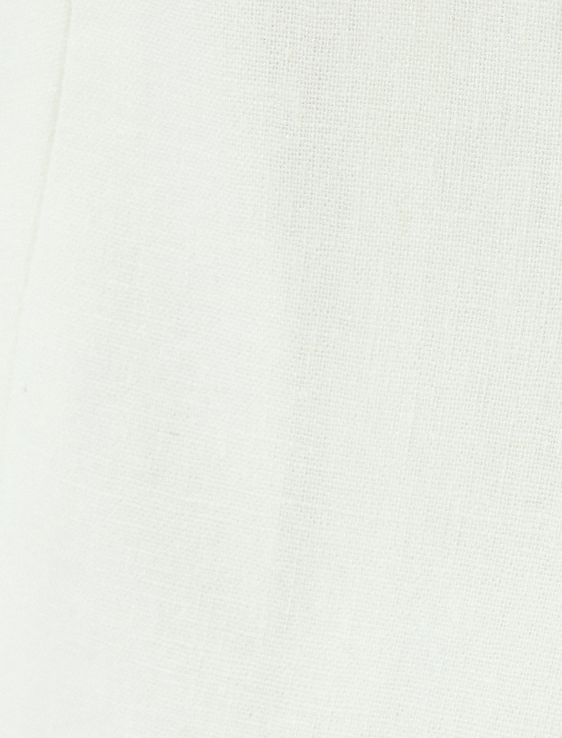   Uzun Keten Yelek Düğmeli V Yaka Astarlı