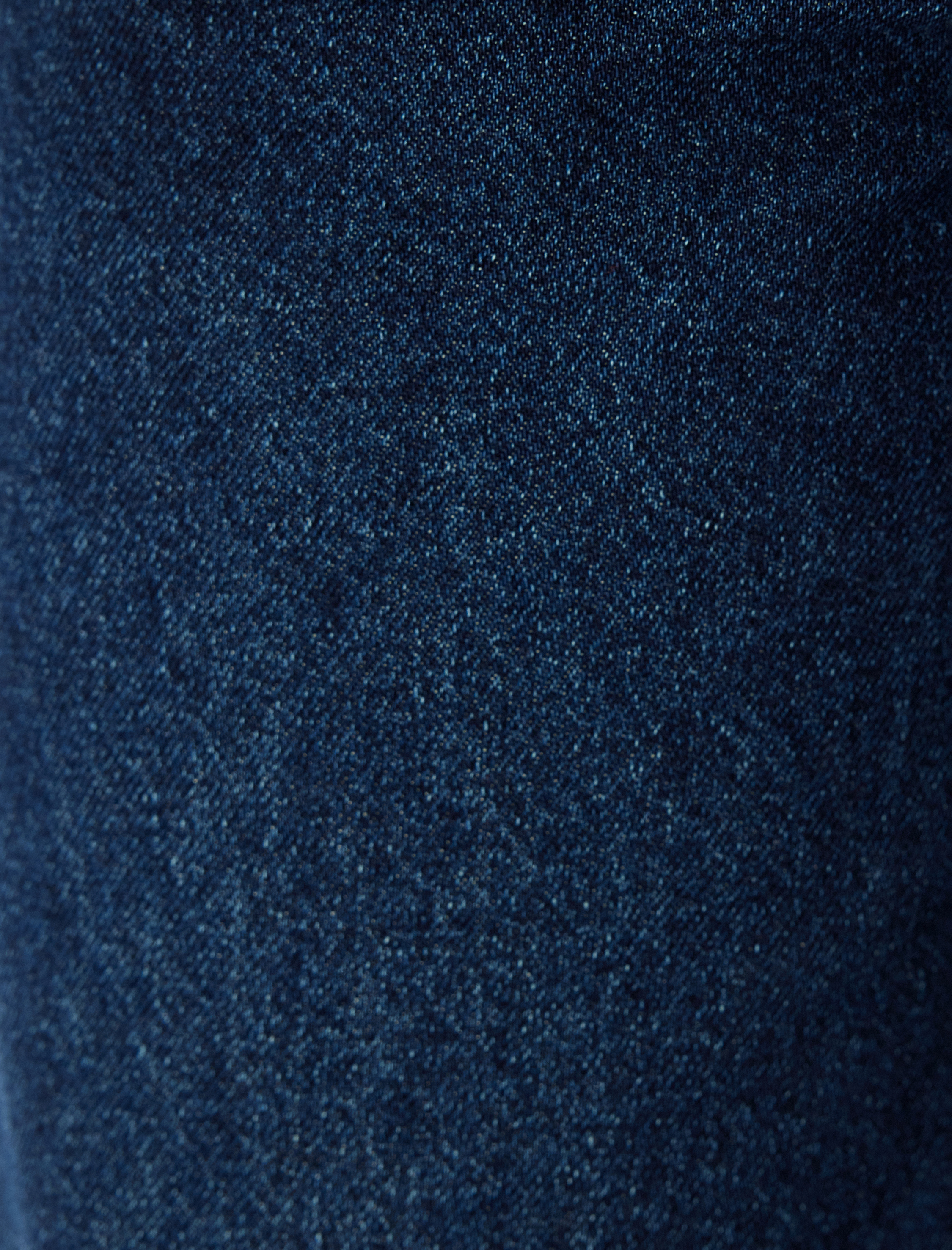   Geniş Paça Düğmeli Taşlı Cep Detaylı Kot Pantolon - Wide Leg Jeans