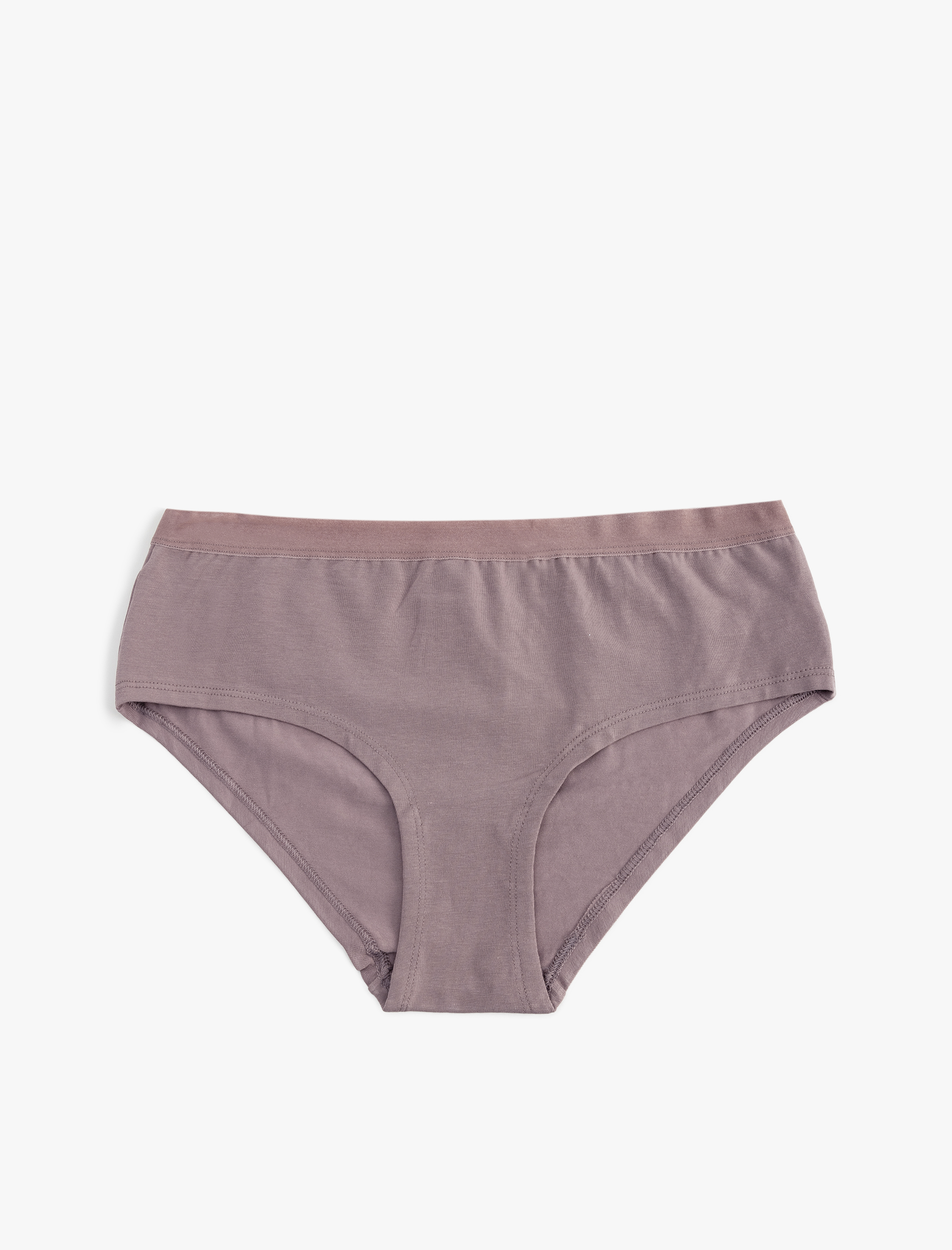   Arkası Baskılı Yüksek Bel Pamuklu Hipster Külot