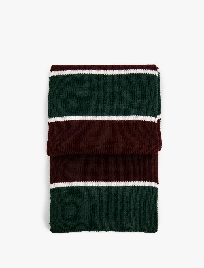 Erkek Uzun Çizgili Atkı