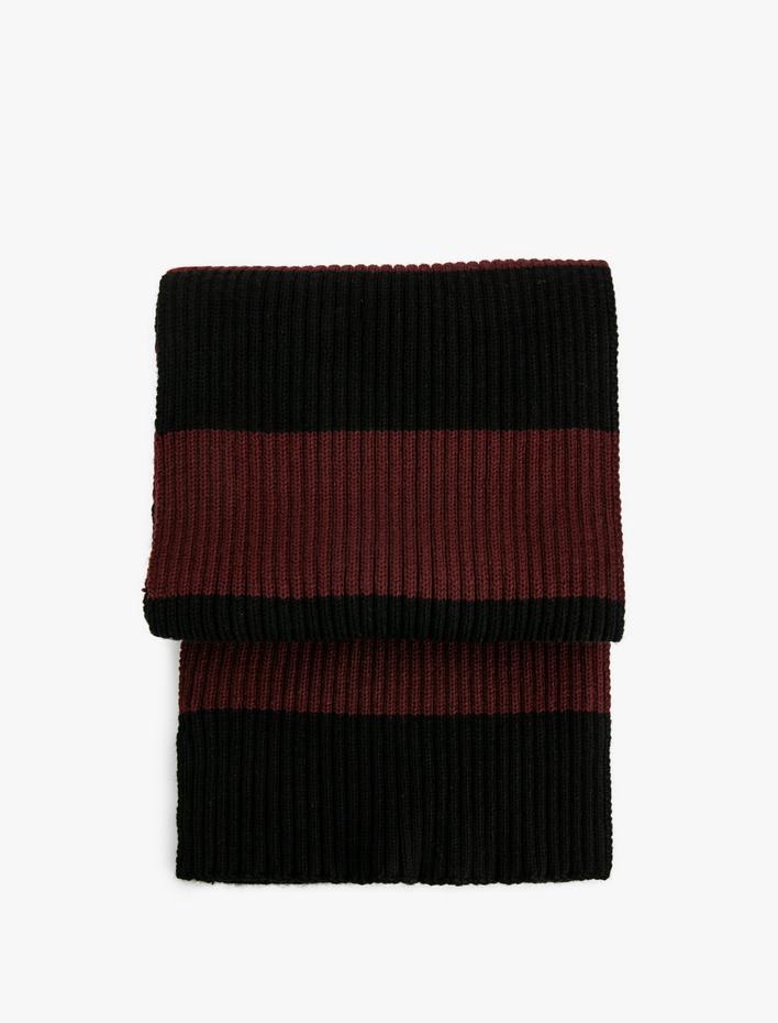 Erkek Çizgili Uzun Atkı